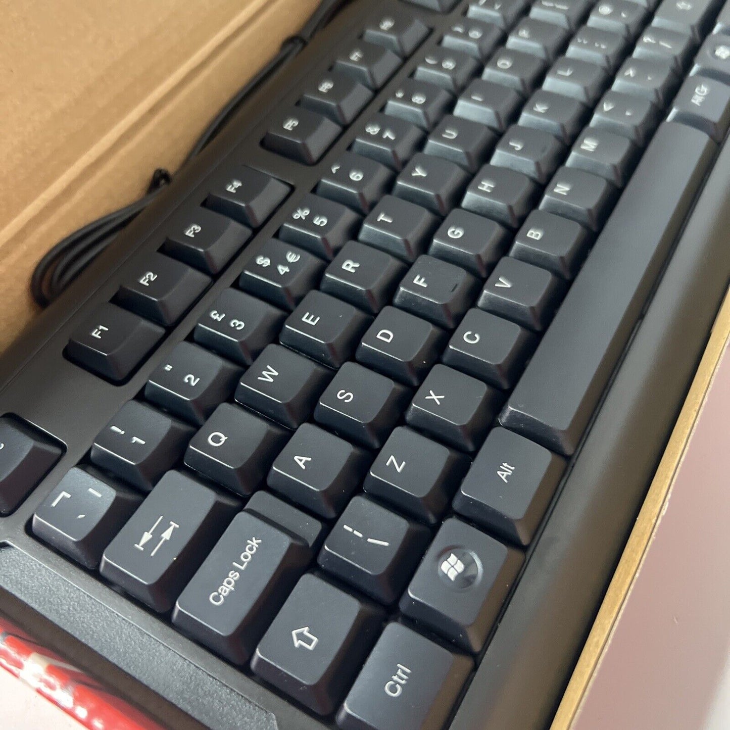 Classica Plus AK-45CU Wired Computer Keyboard UK Layout BLACK