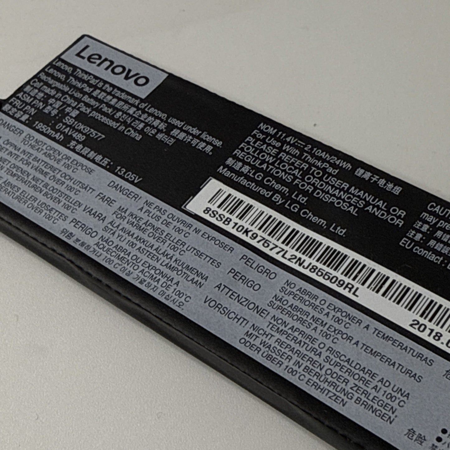 Laptop Battery Lenovo Thinkpad T470 T480 A475 A485 SB10K97577 01AV489