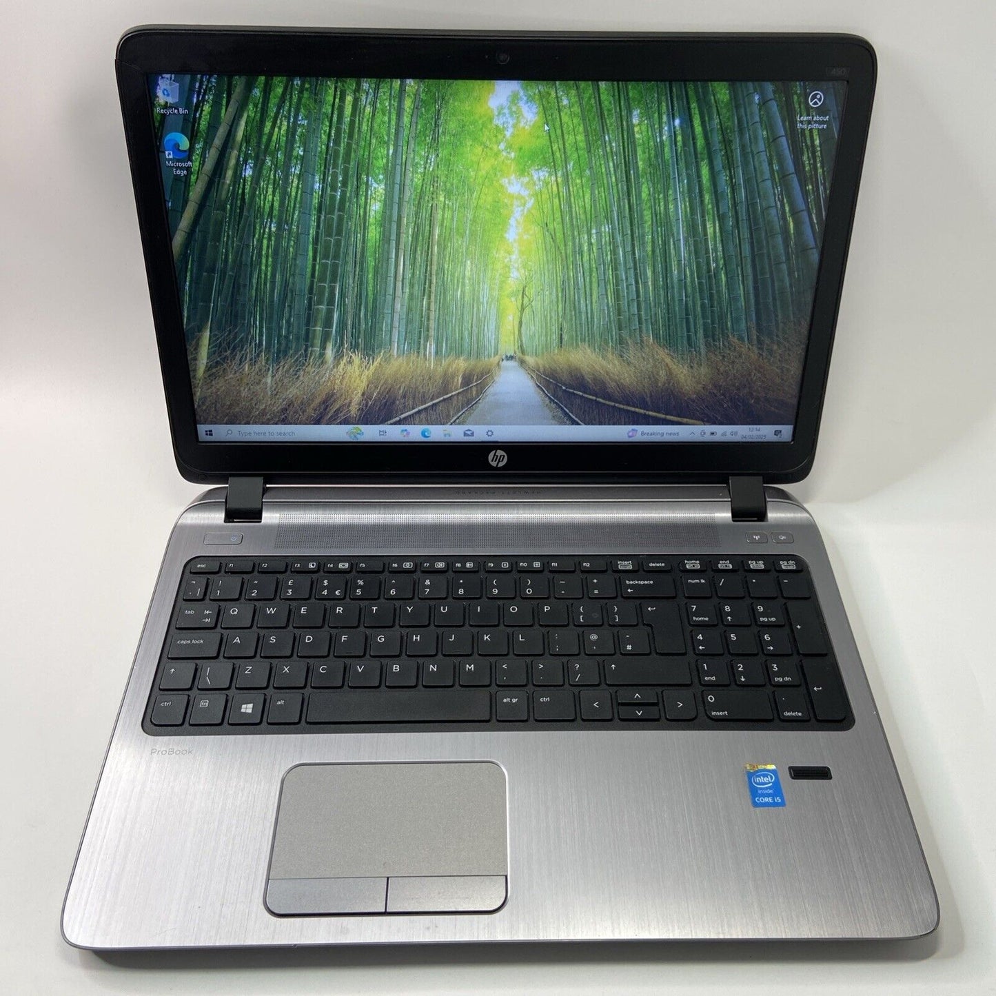 HP ProBook 450 G2 - Core i5-5th Gen, 8GB RAM, 128GB SSD Windows 10 Pro Laptop