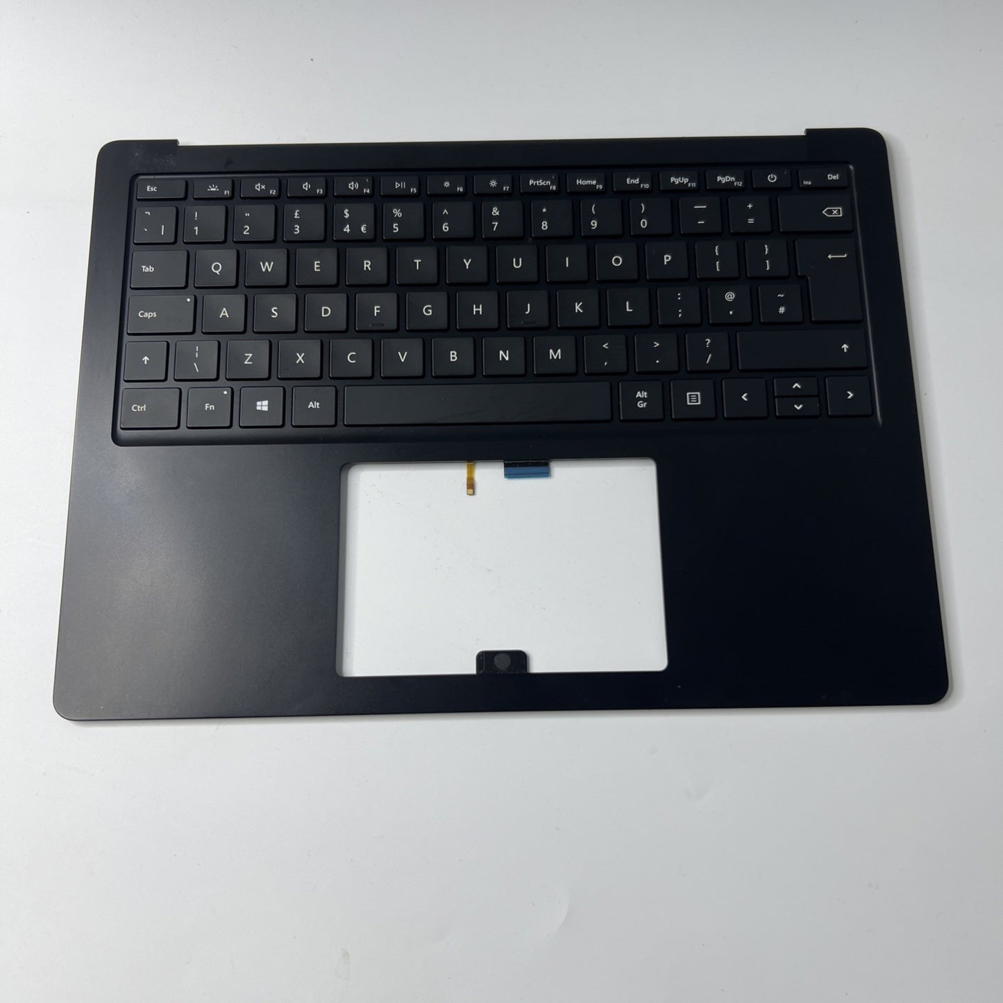Microsoft Surface 3 1868 Palmrest Assembly UK Keyboard Black M1114262-001
