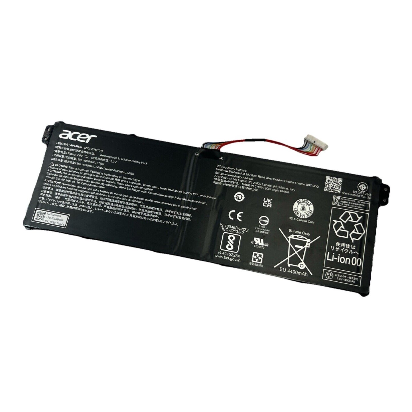 Genuine Acer Aspire 3 A315-54 A315-58 Laptop Battery AP16M4J 4490mAh GOOD