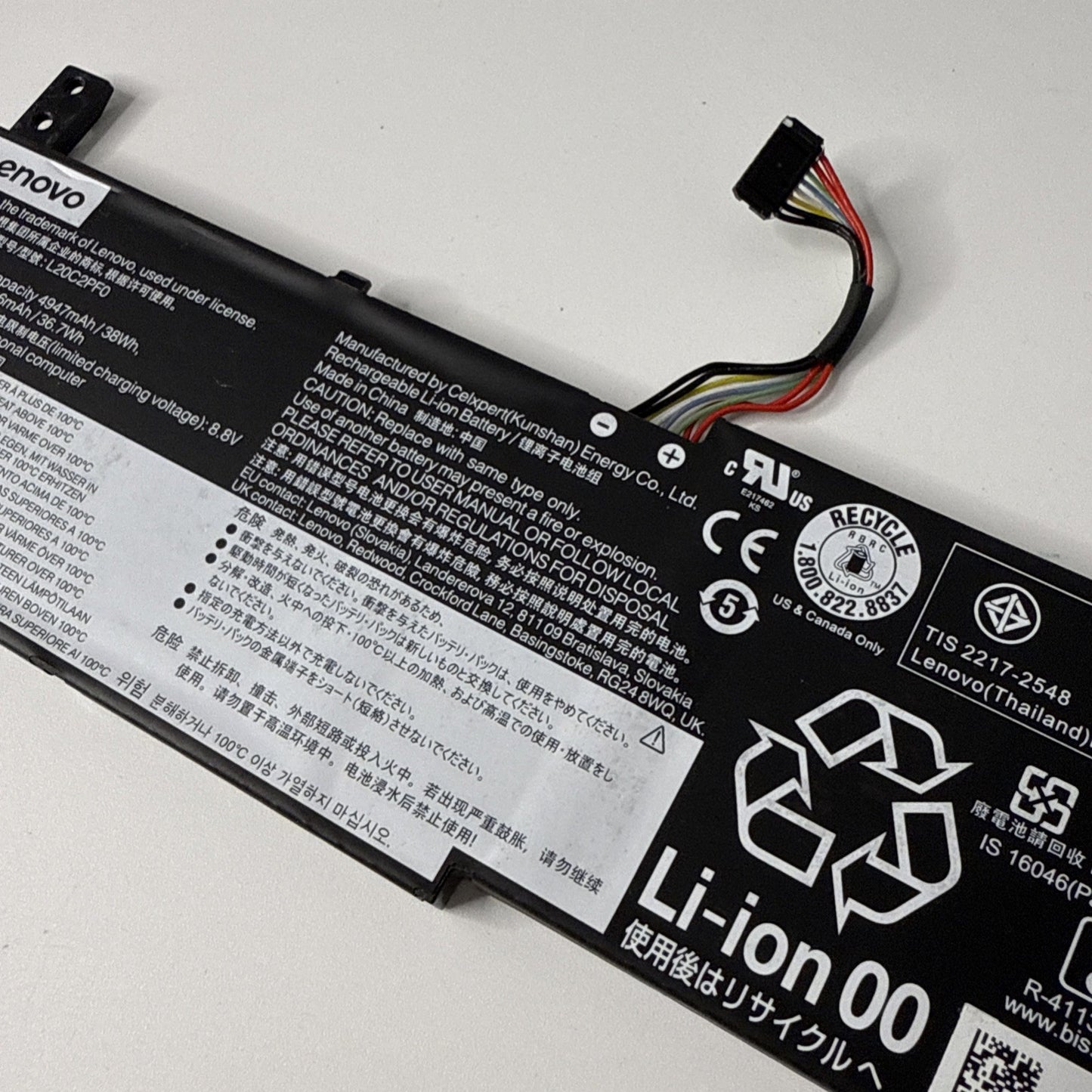 Genuine Lenovo V15 G2-ALC Laptop Battery L20C2PF0
