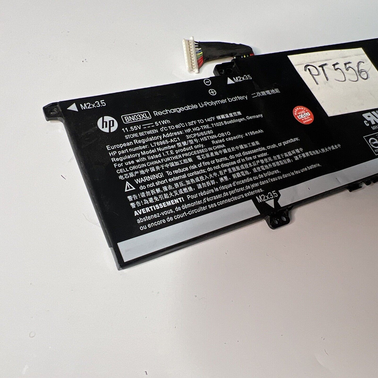 HP ENVY x360 Genuine BN03XL Battery 11.55V 51WH L77034-005 L76965-AC1 3ICP5/65/8
