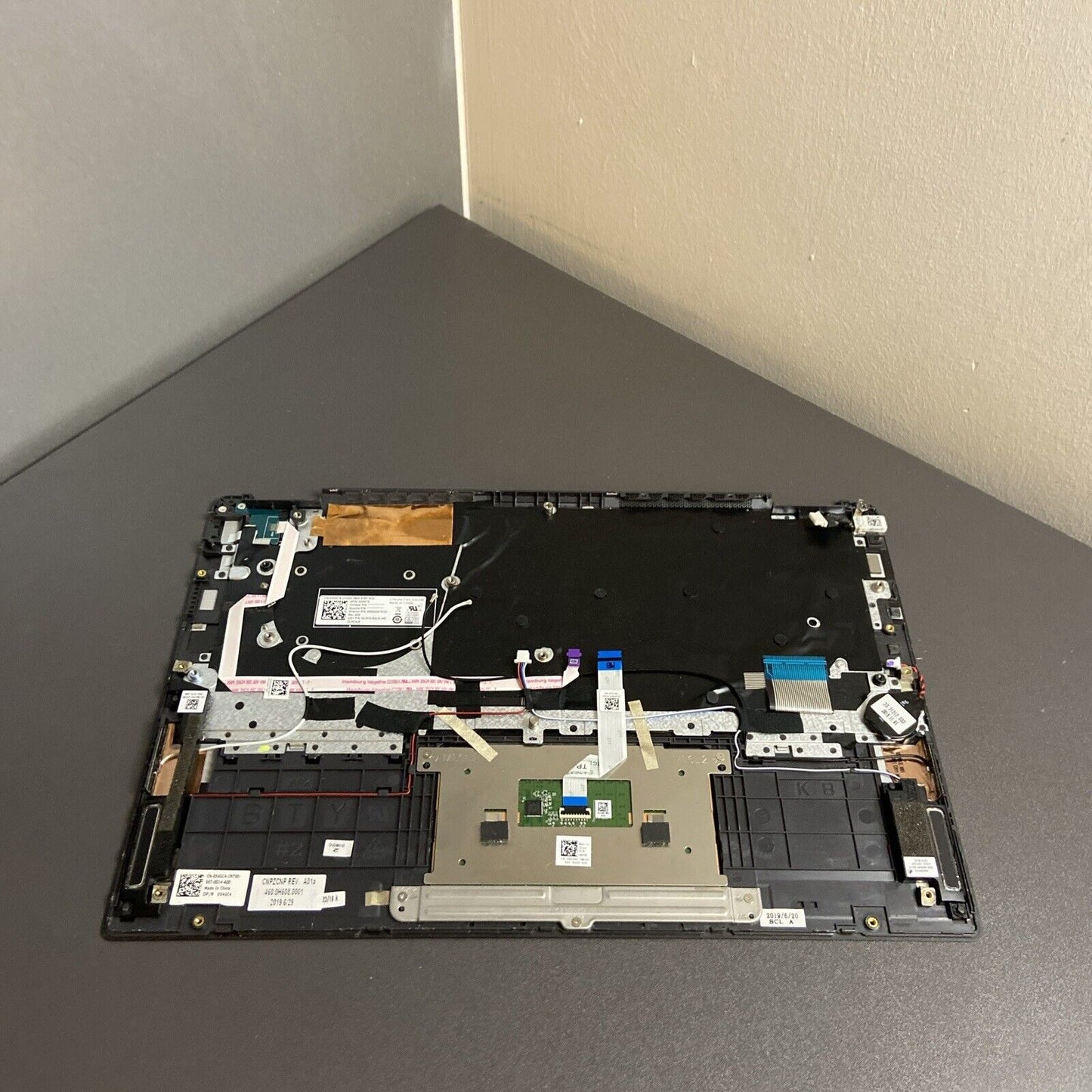 Dell Latitude 3301 3311 Palmrest UK Layout BACKLIT Keyboard