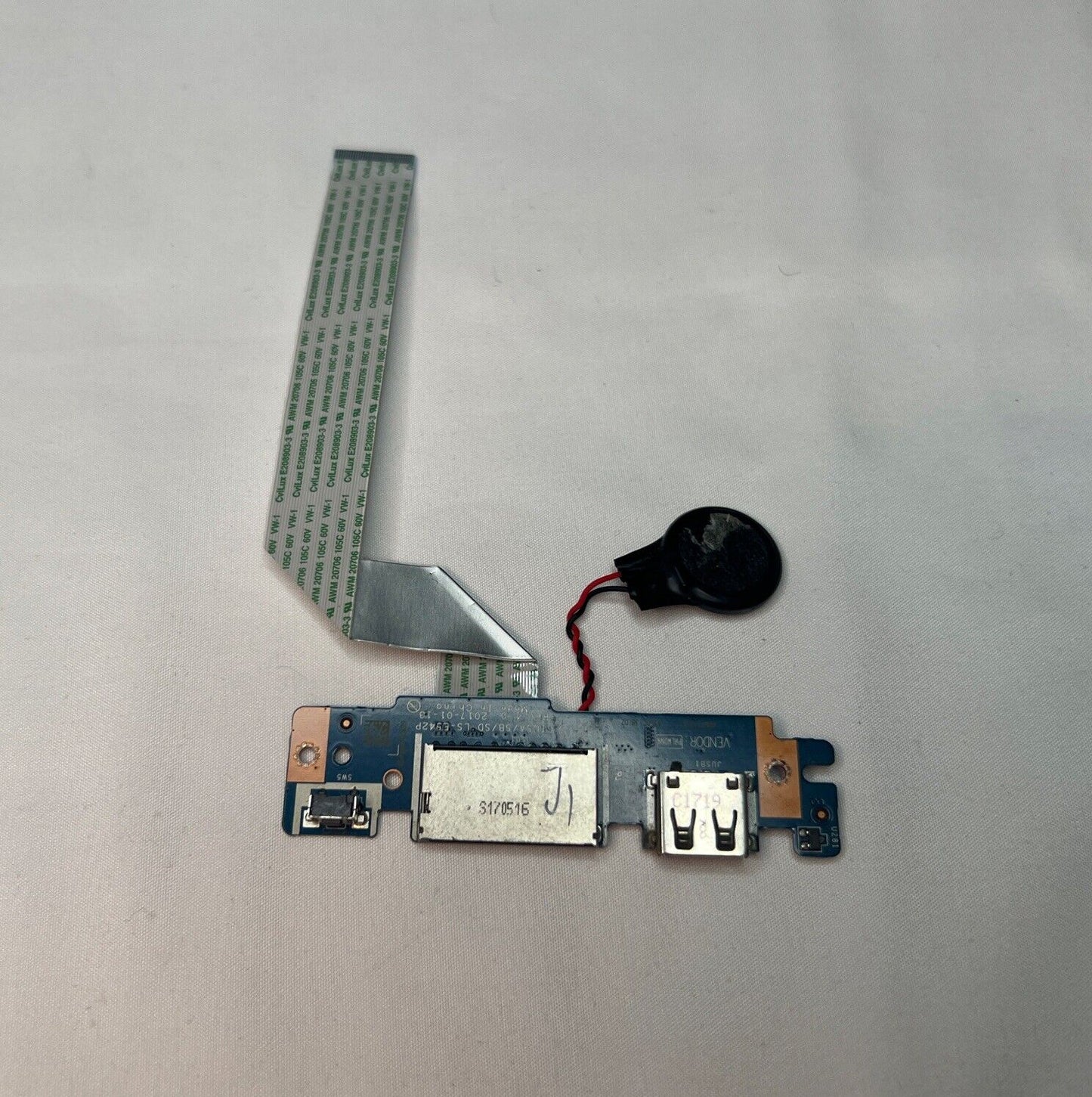Lenovo IdeaPad 320S-14IKB Series USB Board with Ribbon LS-E542P