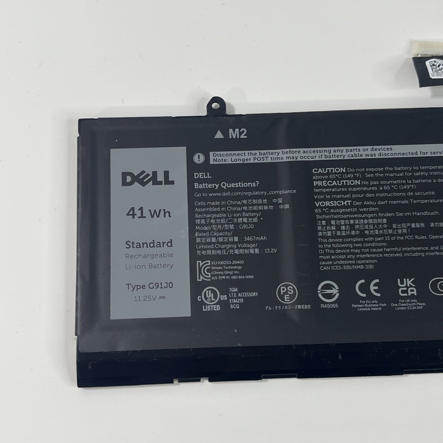 Genuine Dell Inspiron 15 3525 G91J0 Good Health Condition.