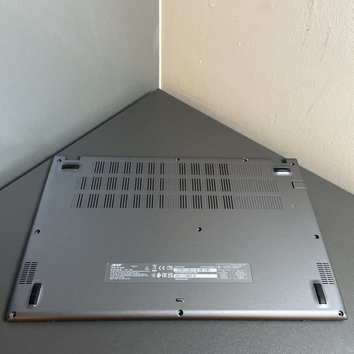 Acer Aspire A515-47 Bottom Base Cover Lower Case AP3TY000300 Grey