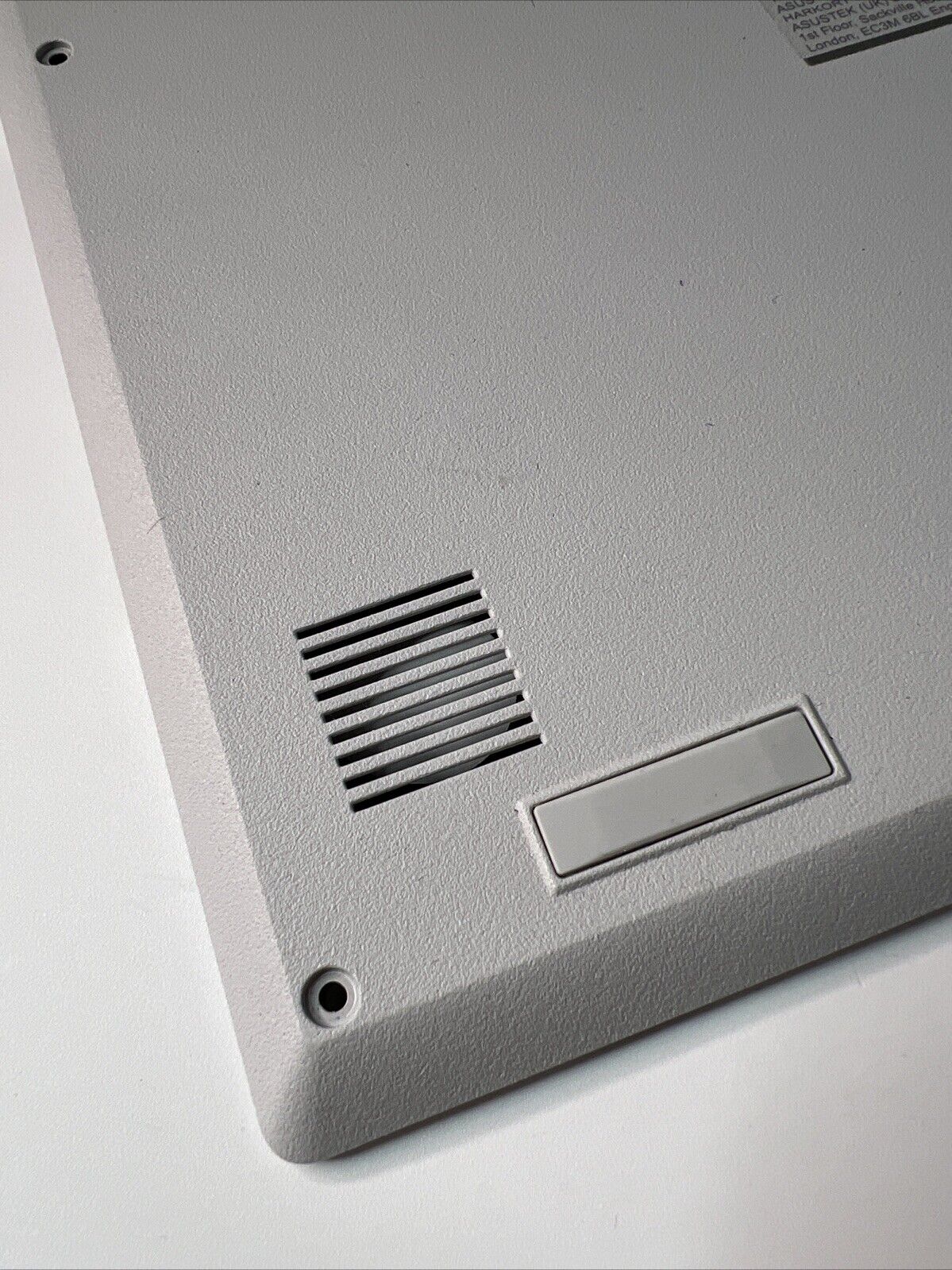 Asus Chromebook CX1500CN Genuine Bottom Base Cover. P/N: 13N1-CWA0L21 Light Grey