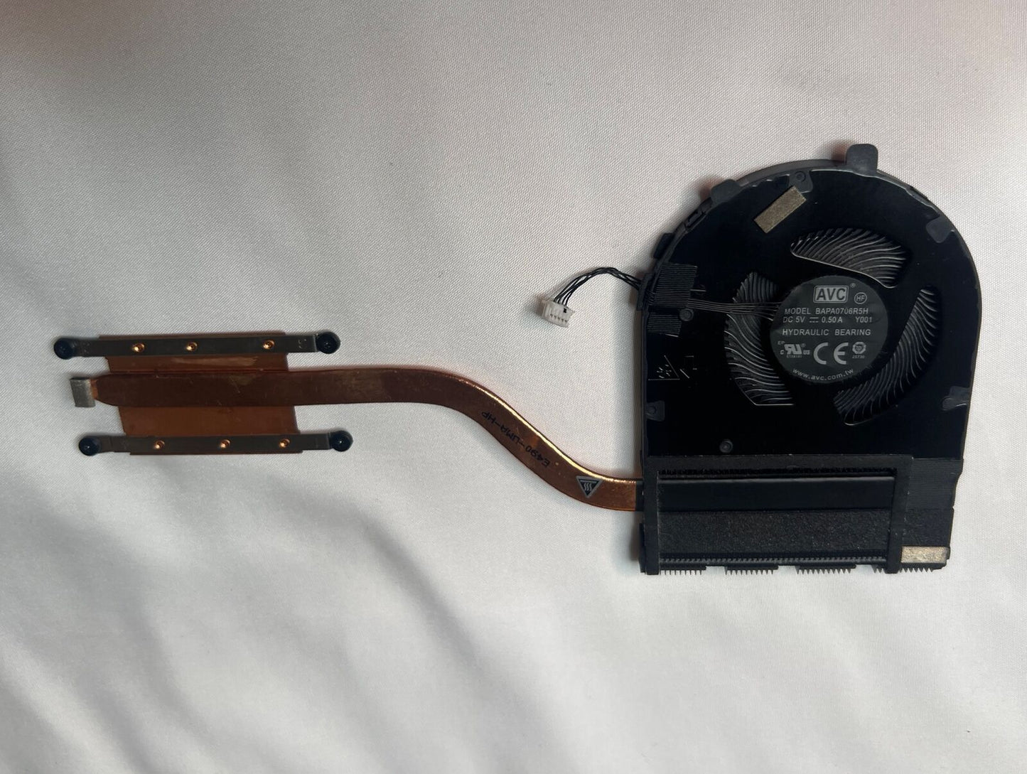 For Lenovo Thinkpad E490 CPU Fan With Heatsink CLEAN 02DL824