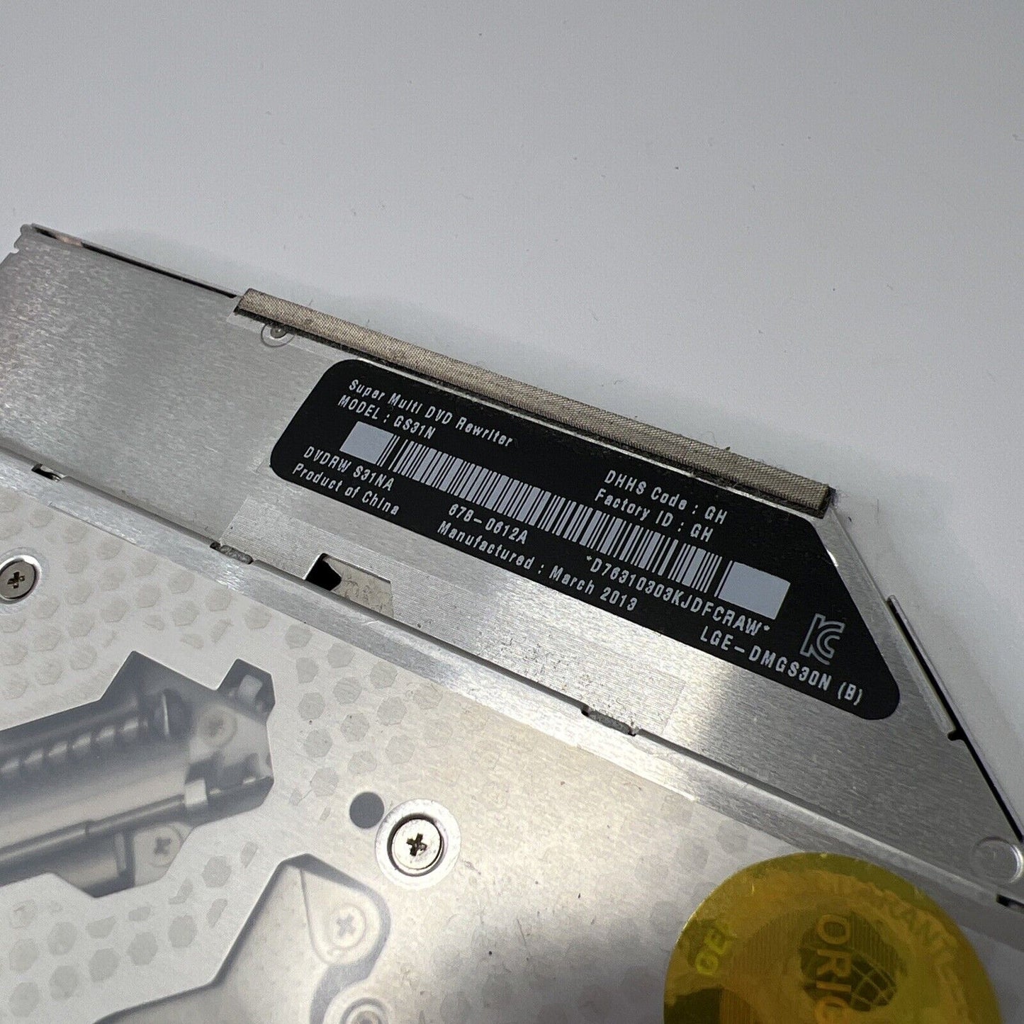 APPLE MACBOOK PRO A1278 13” MID 2012 DVD Drive Writer GS31N