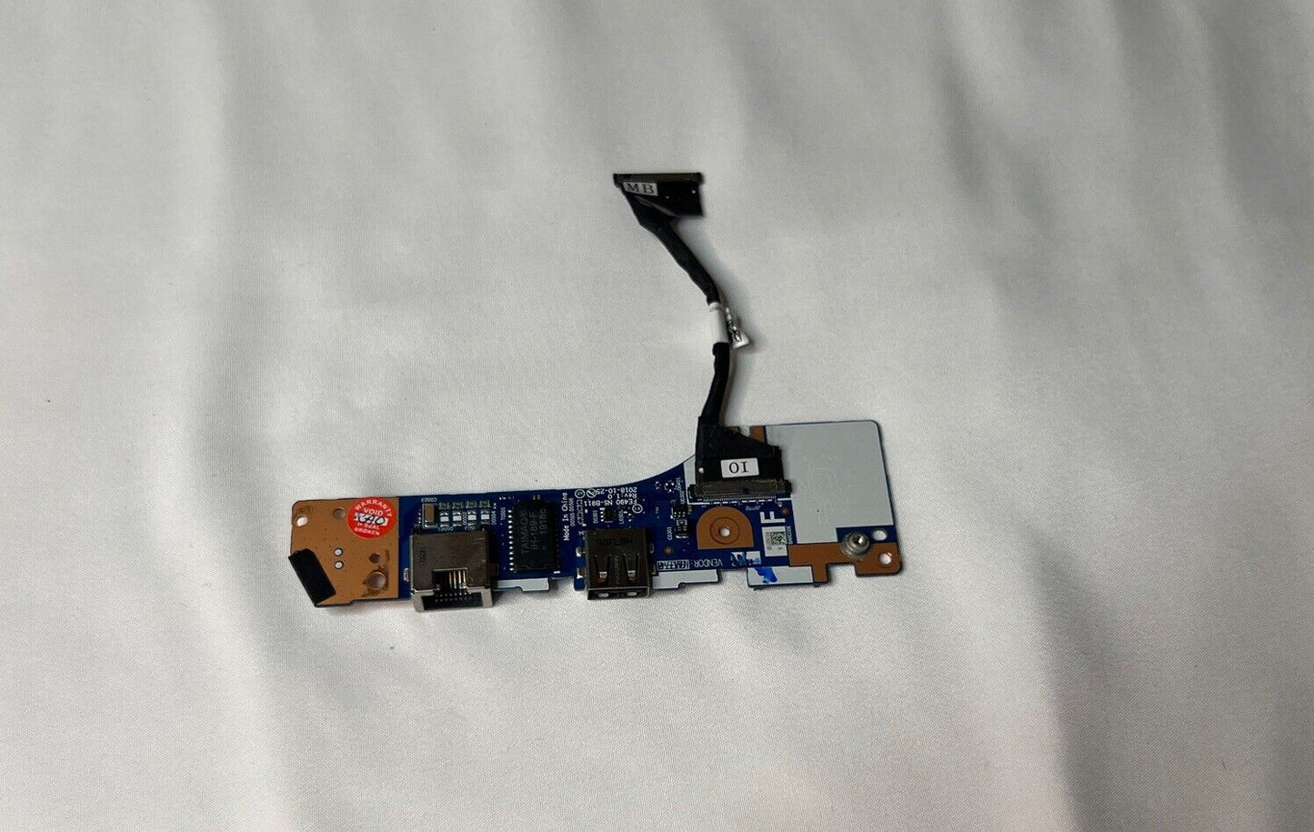 Lenovo ThinkPad E490 USB BOARD I/O BOARD LAN PORT POWER BUTTON BOARD
