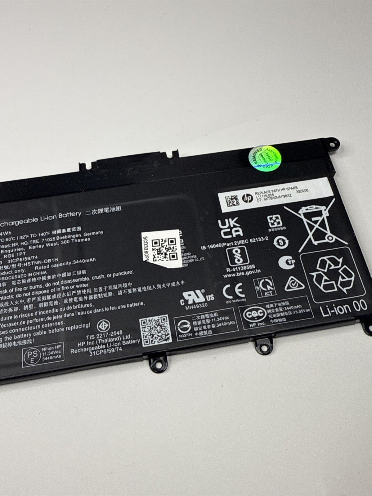 Genuine HP HT03XL Laptop Battery L11119-855 (VERY GOOD HEALTH)