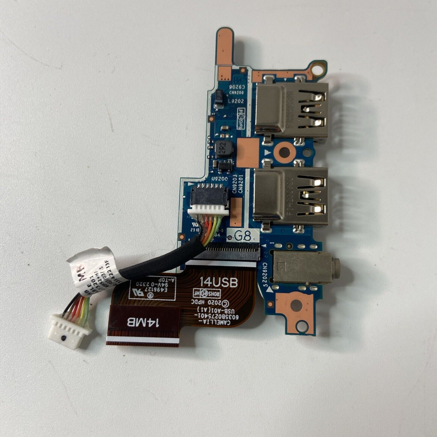 HP Elitebook 830 835 840 G7 G8 6050A3136301 USB Audio Board