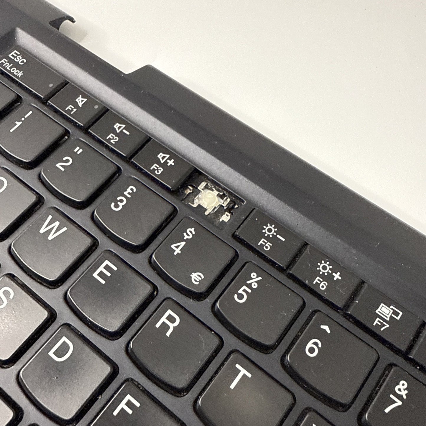 Genuine Lenovo x390 yoga Palmrest Assembly UK Keyboard (1 Key Missing)