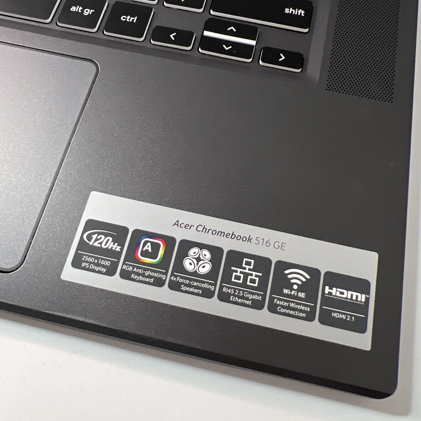 Acer Chromebook 516 GE CBG516-1H Palmrest UK Keyboard Touchpad Genuine