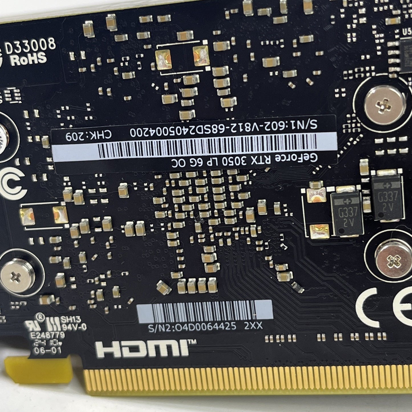 MSI GeForce RTX 3050 Low Profile OC 6GB GDDR6 Graphics Card.Dead