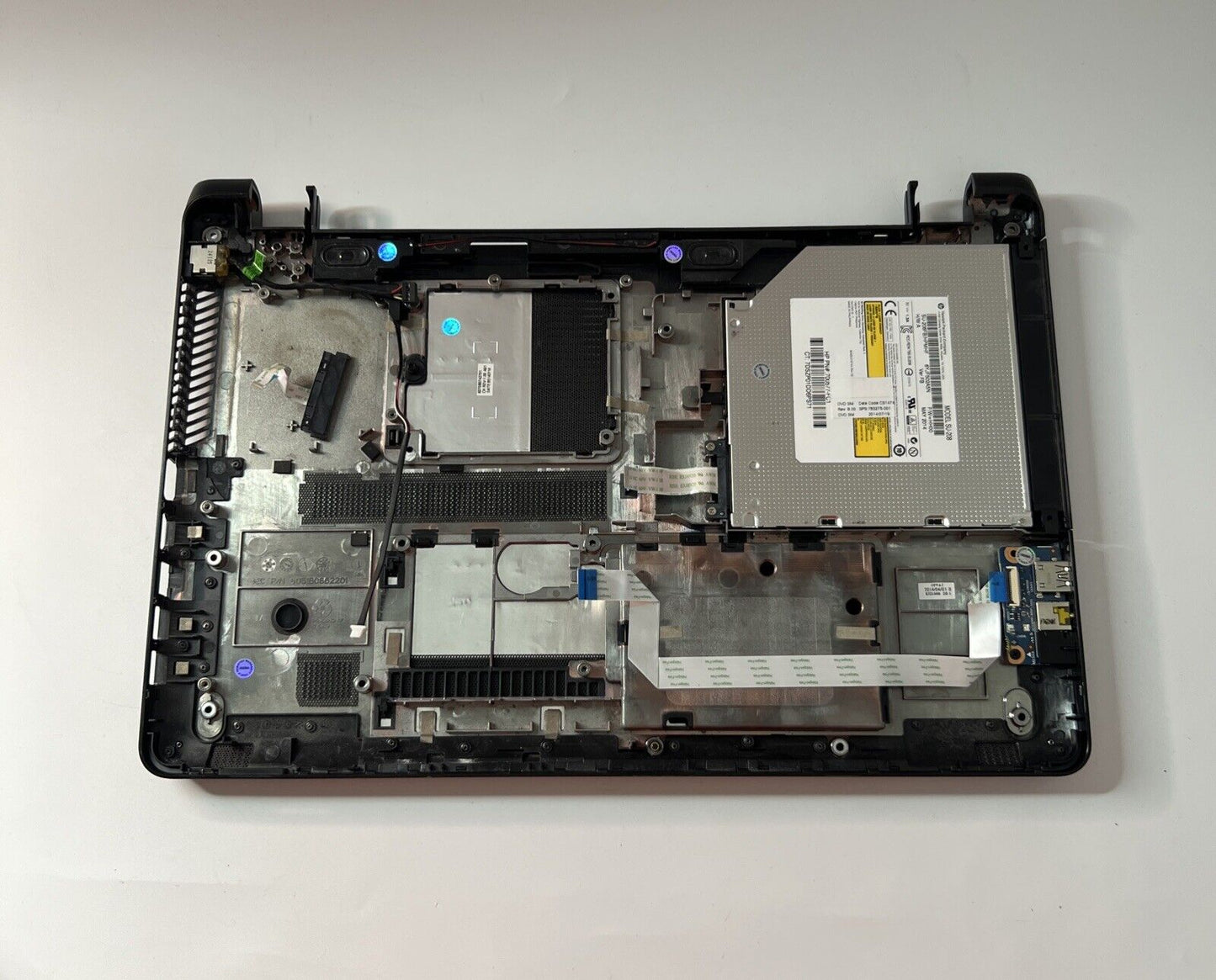 HP 350 G1 Bottom Base Cover DVD Drive USB Board Speakers