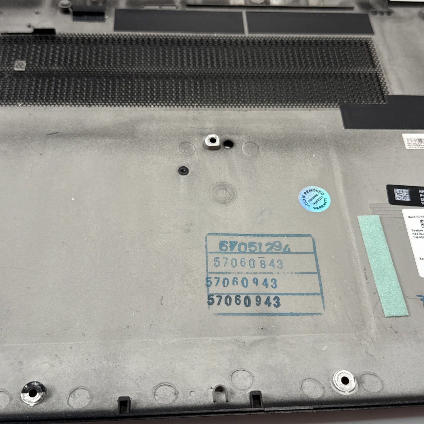 HP Elitebook 850 G3 Bottom Base Cover Genuine Black