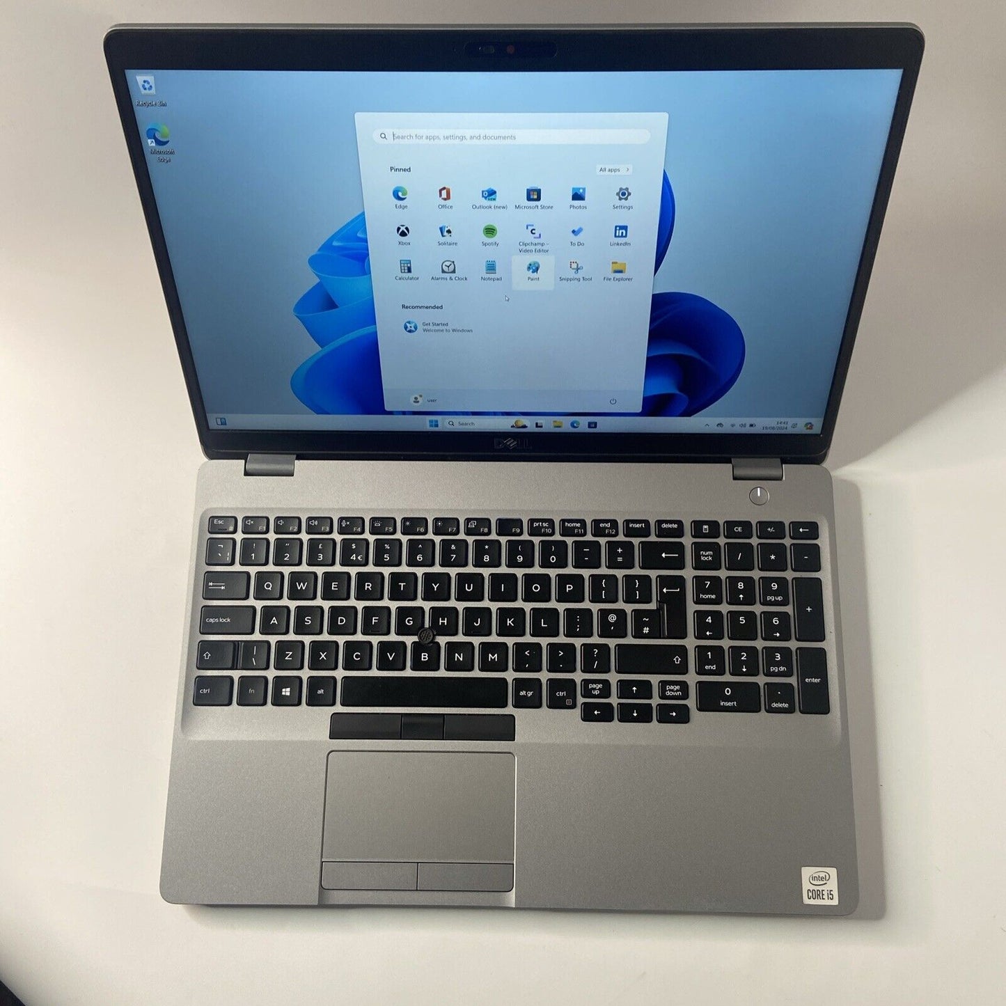 Dell Latitude 5510 15.6" i5-10310U 10th Gen 16GB RAM 256GB SSD Windows 11 Pro
