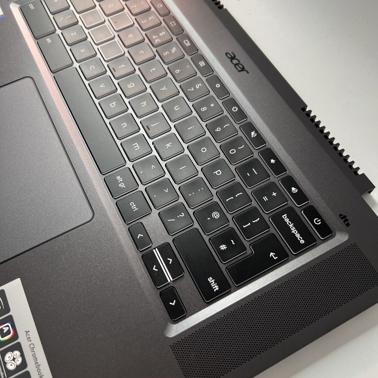 Acer Chromebook 516 GE CBG516-1H Palmrest UK Keyboard Touchpad Genuine