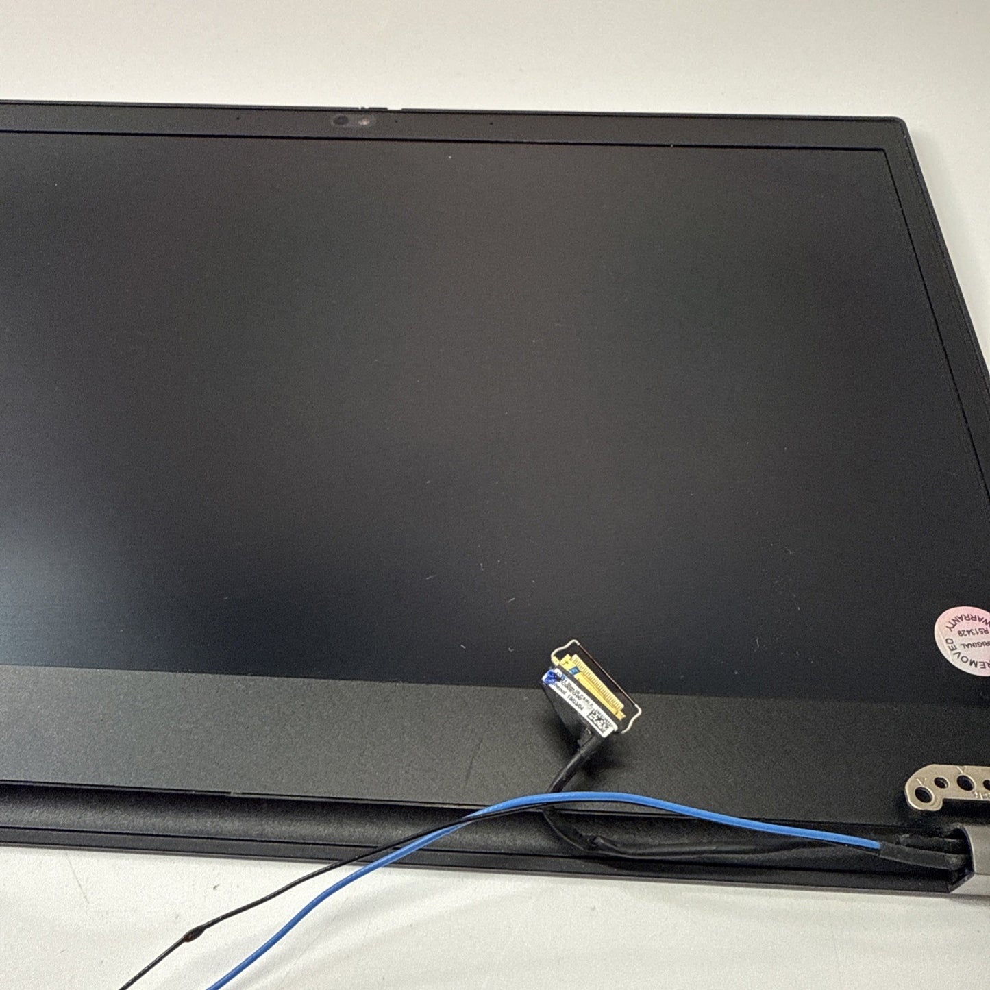 Genuine Lenovo T490s Complete Screen Assembly Top Lid Cover Black