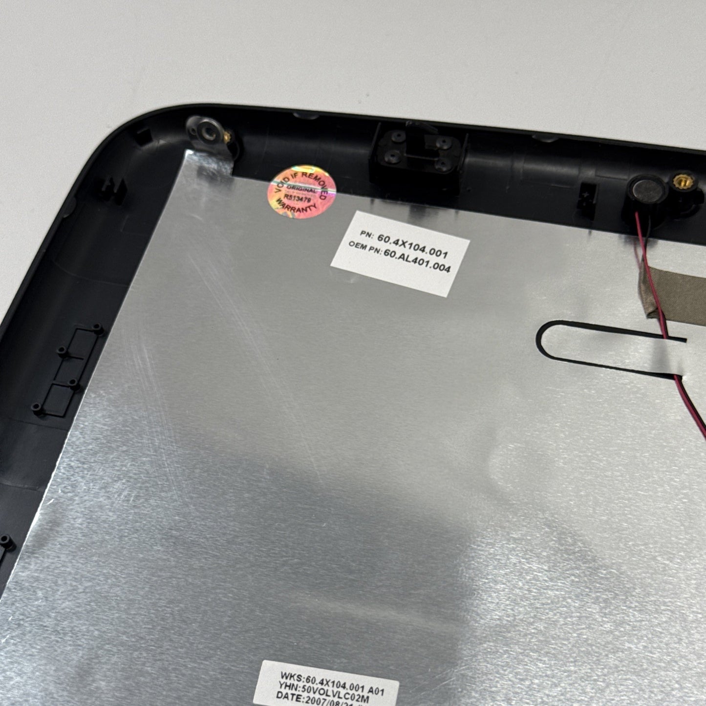 60.4X104.001 ACER ASPIRE 4315 LCD BACK COVER BLACK *NEW*