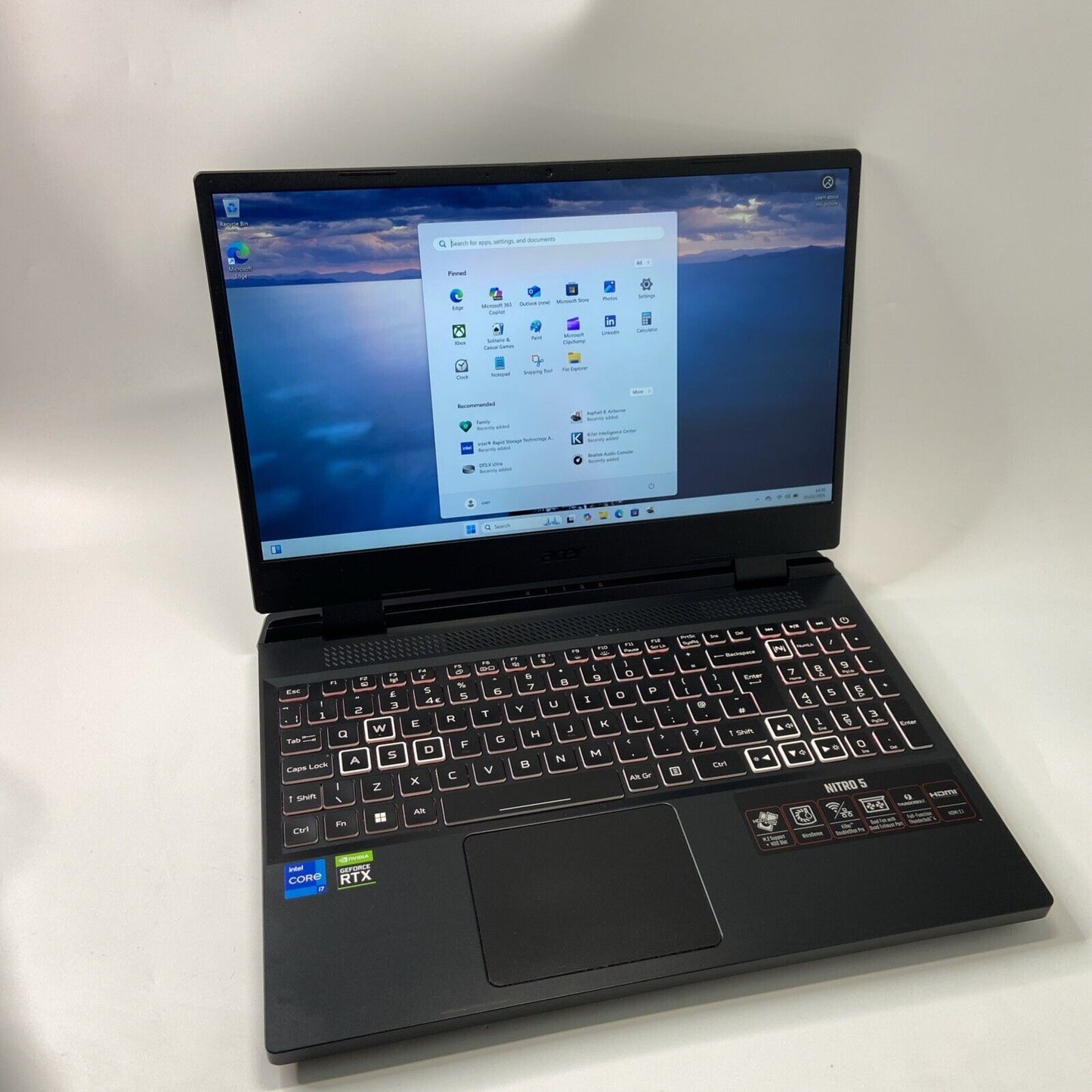 Acer Nitro 5 AN515-58 15" Gaming Laptop Intel i7 12th Gen 16GB 512GB RTX 3070 Ti
