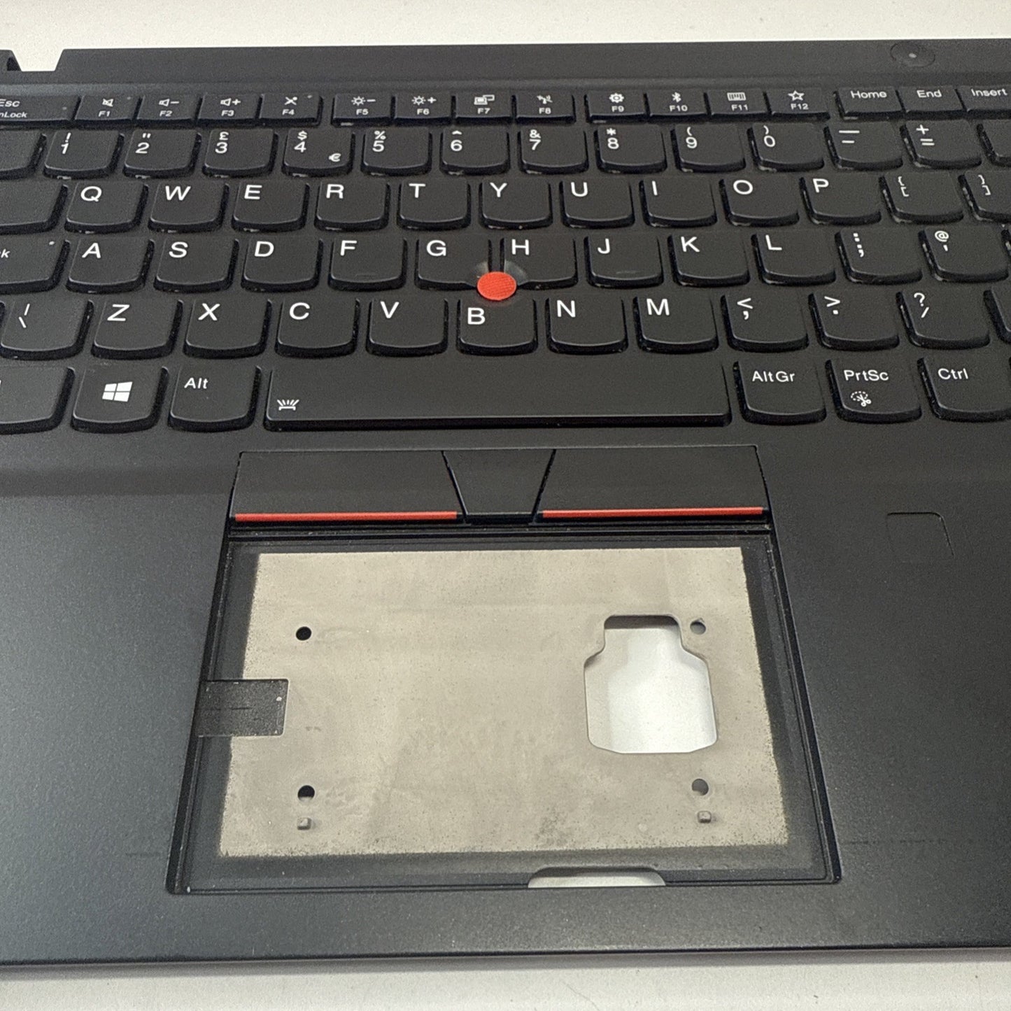 Genuine Lenovo T490s Palmrest Assembly UK Keyboard Black AM1BR000500