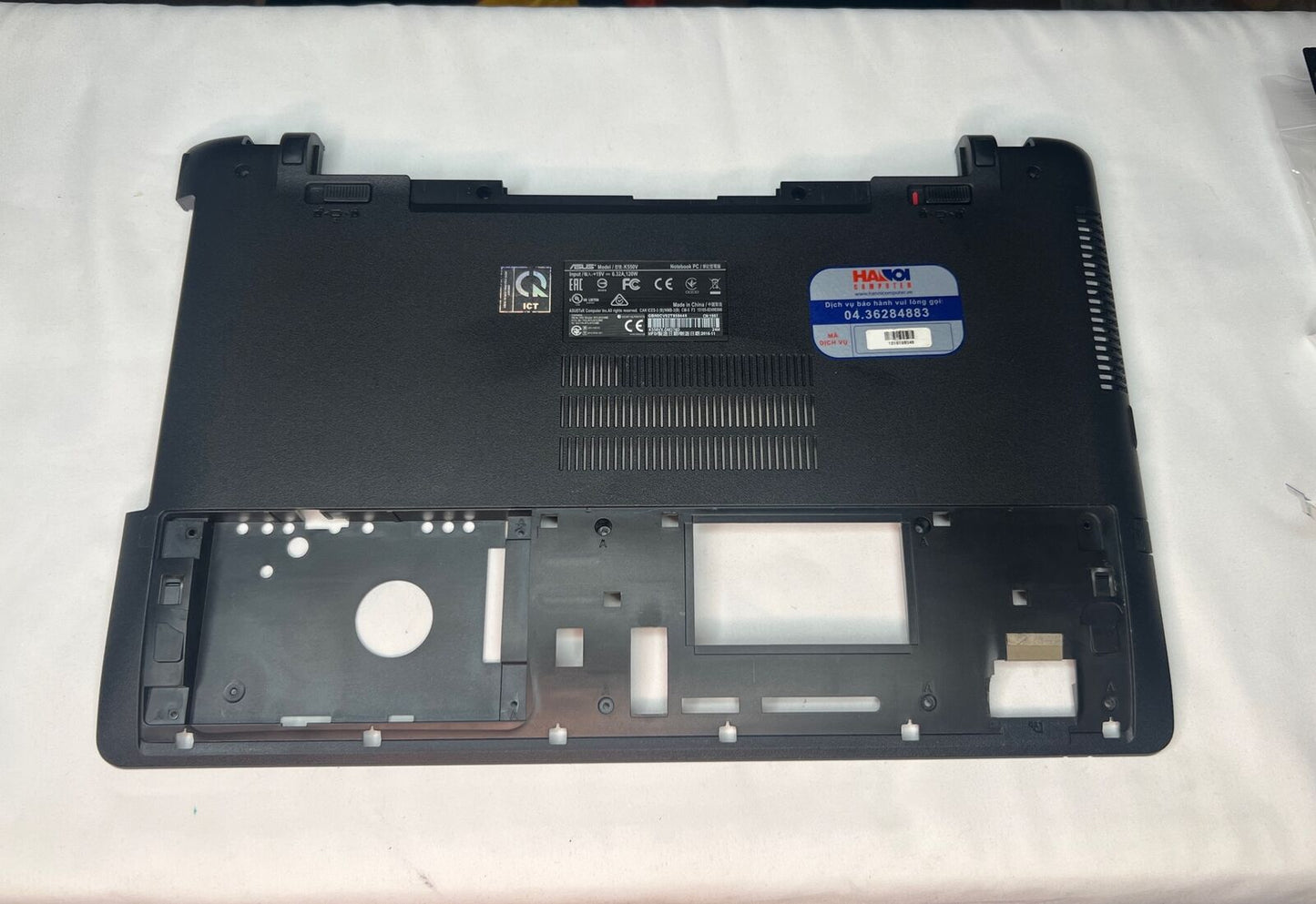 Asus K550V Bottom Base Cover Chassis Black + Speakers