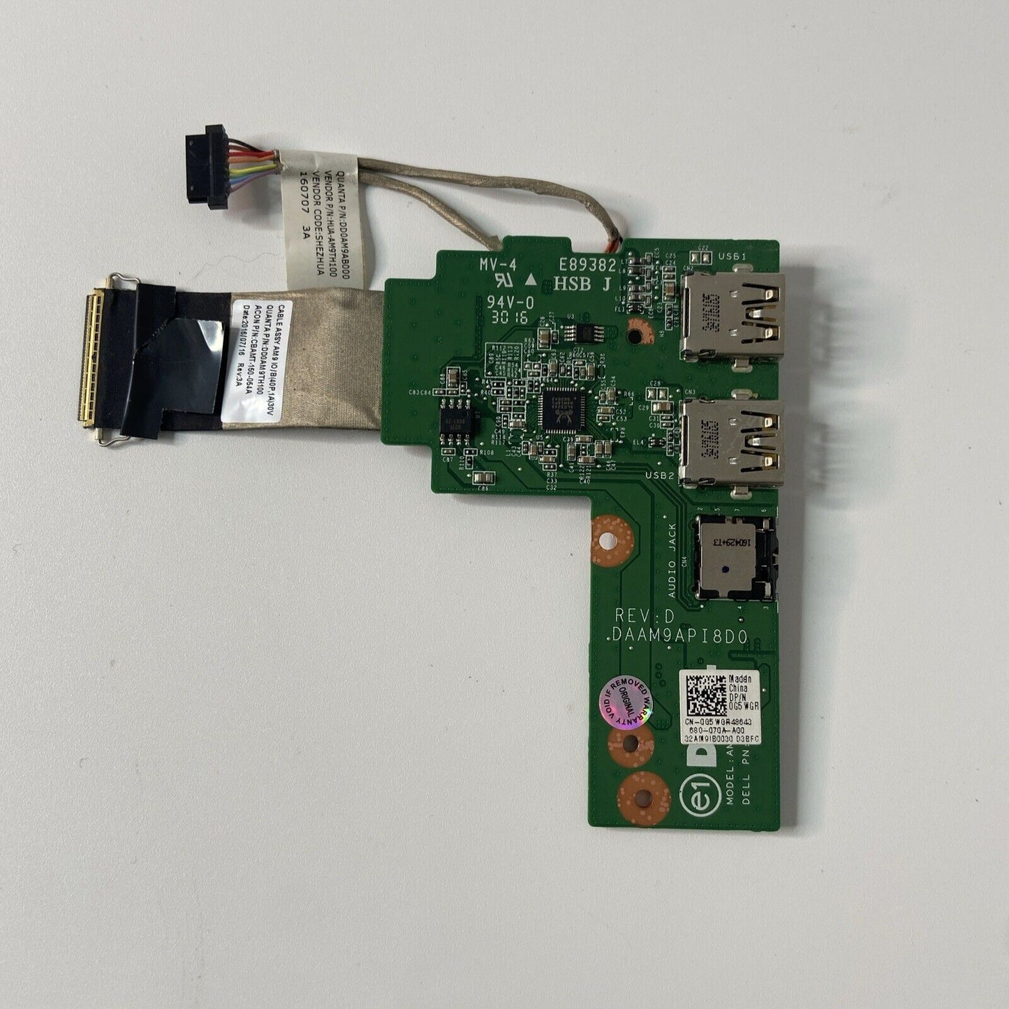 Dell Inspiron 15-7559 5577 7557 5576 USB Audio Board DAAM9BPIAD0