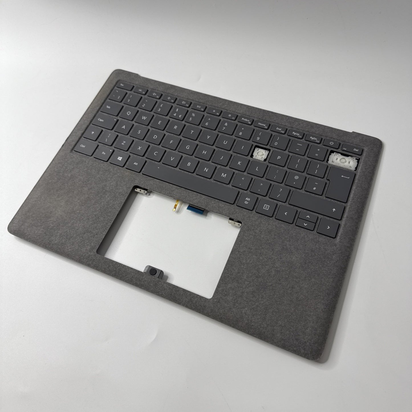 Microsoft Surface 3 1868 Palmrest UK Keyboard Grey M1114618/22-105 |Missing Keys