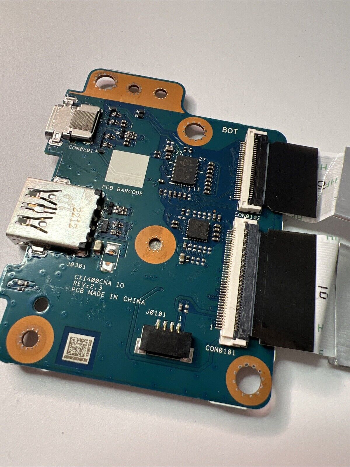 Asus Chromebook CX1500CN Genuine USB Port Board + Connectors