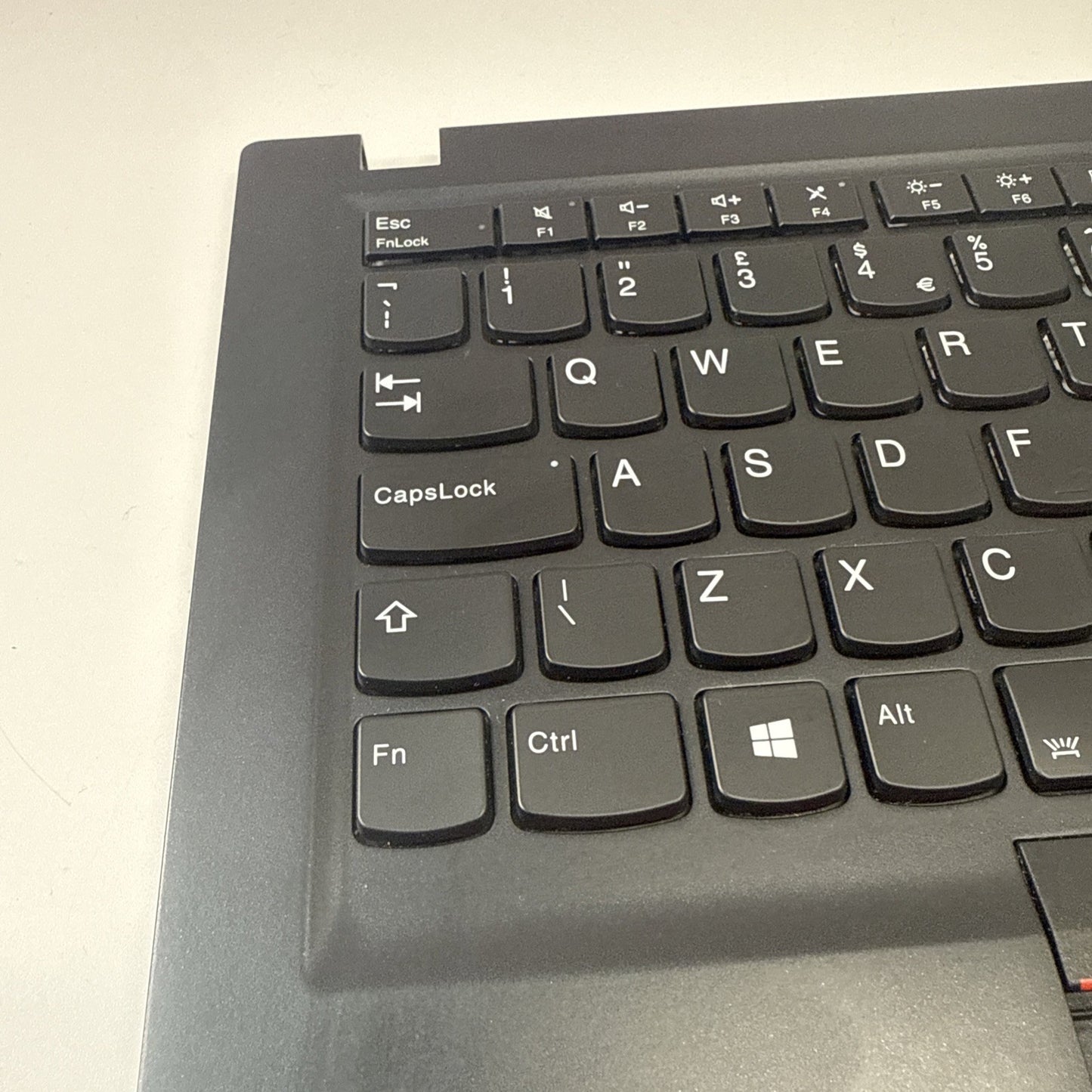 Genuine Lenovo T490s Palmrest Assembly UK Keyboard Black AM1BR000500
