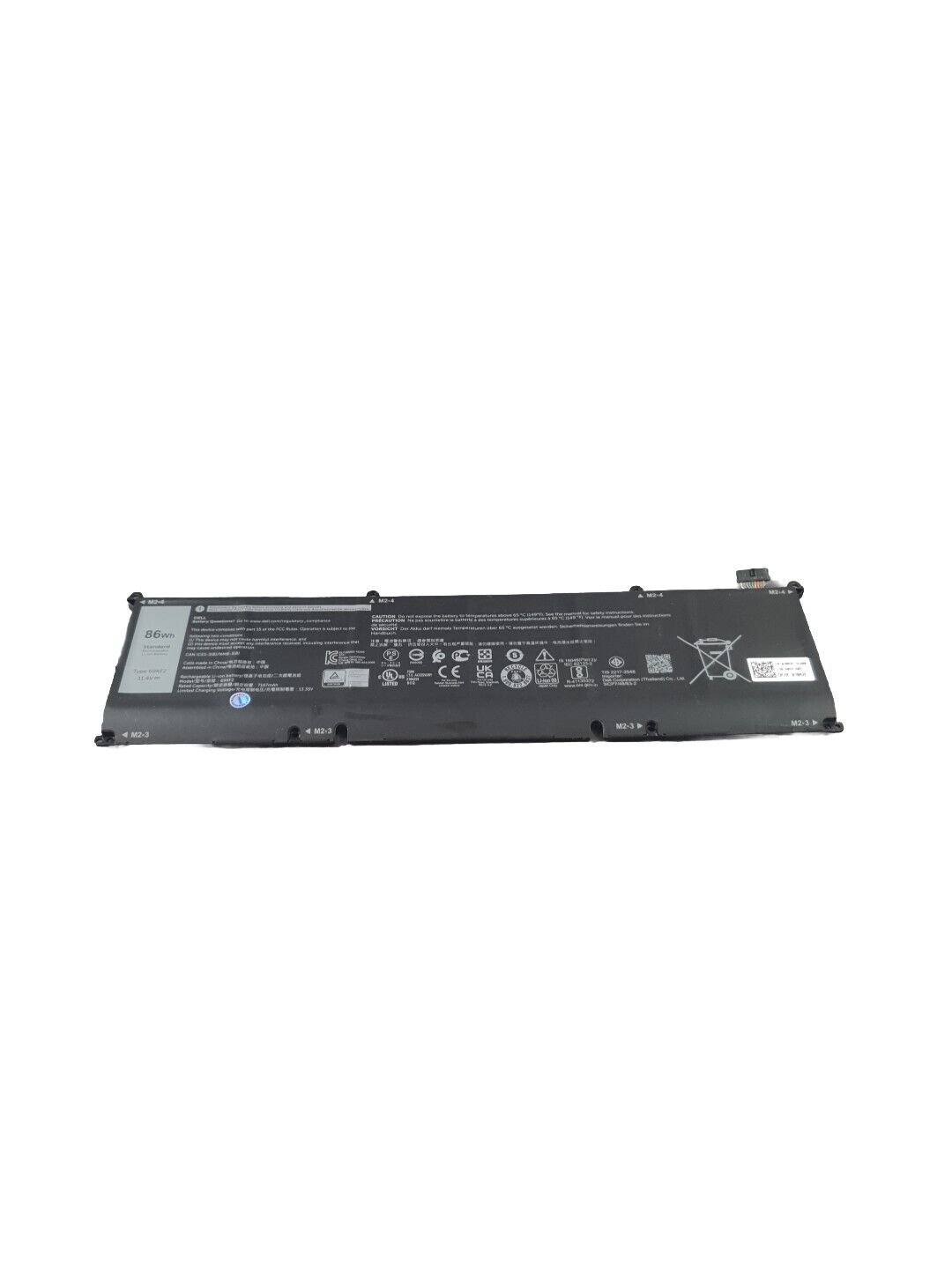 GENUINE ALIENWARE M16 M17 DELLINSPIRON 16 /G15 G16 86Wh 11.4V BATTERY69KF2