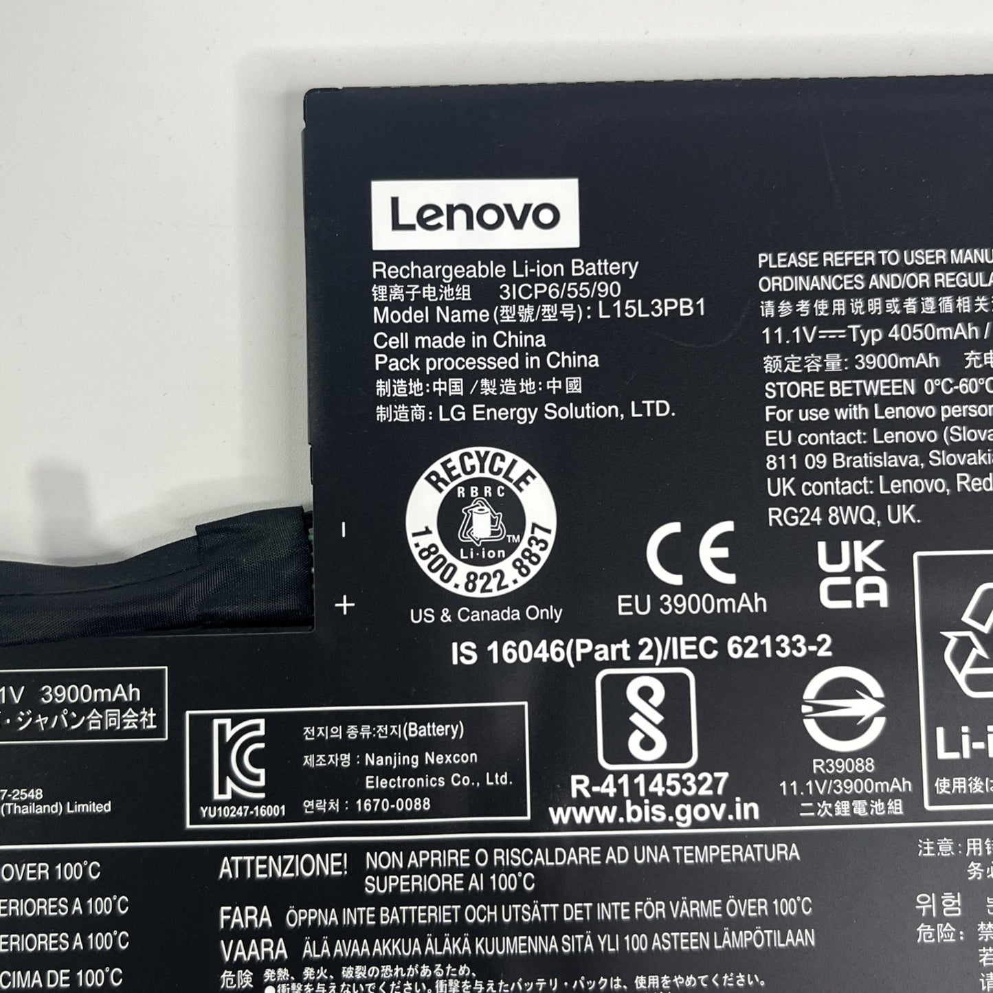 Genuine Lenovo IdeaPad FLEX 3 11M735 Laptop Battery L15L3PB1