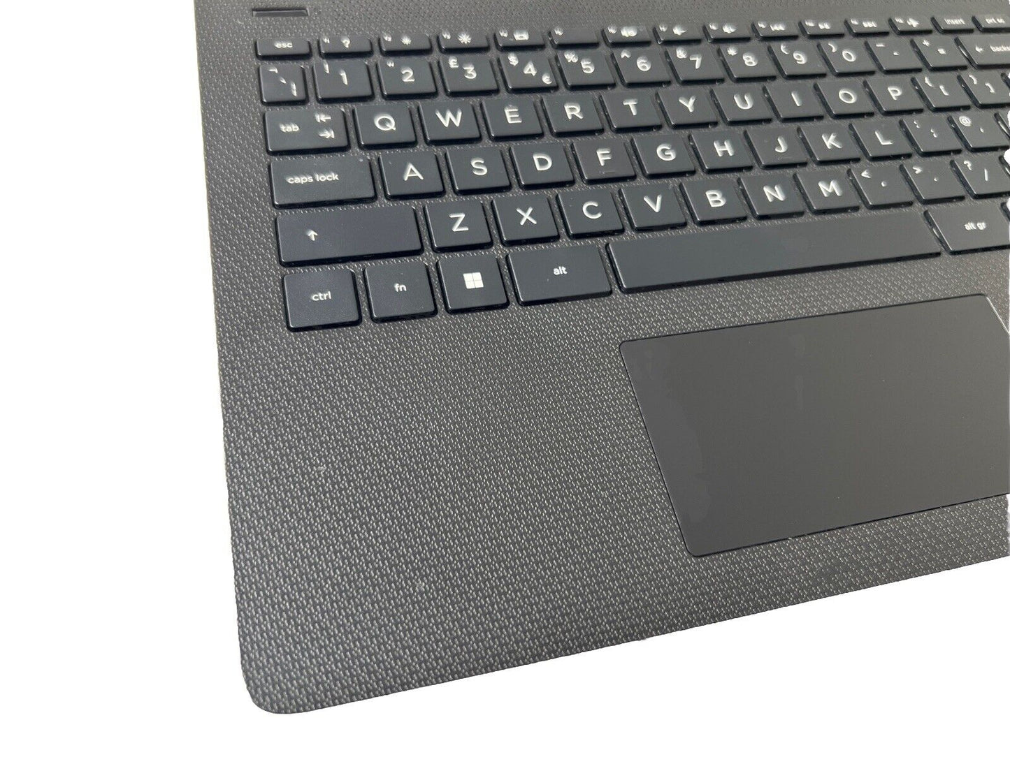 HP 14-DQ0518SA Complete Palmrest Housing Touchpad UK Keyboard DC JACK Black