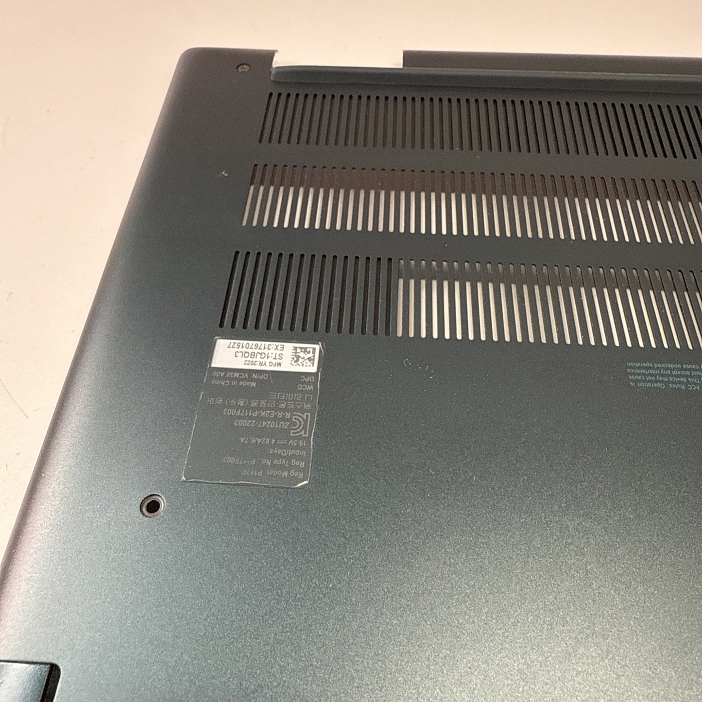 Dell Inspiron 16-Plus 7620 Base Bottom Cover Lower Case Housing 08J6XK 8J6XK