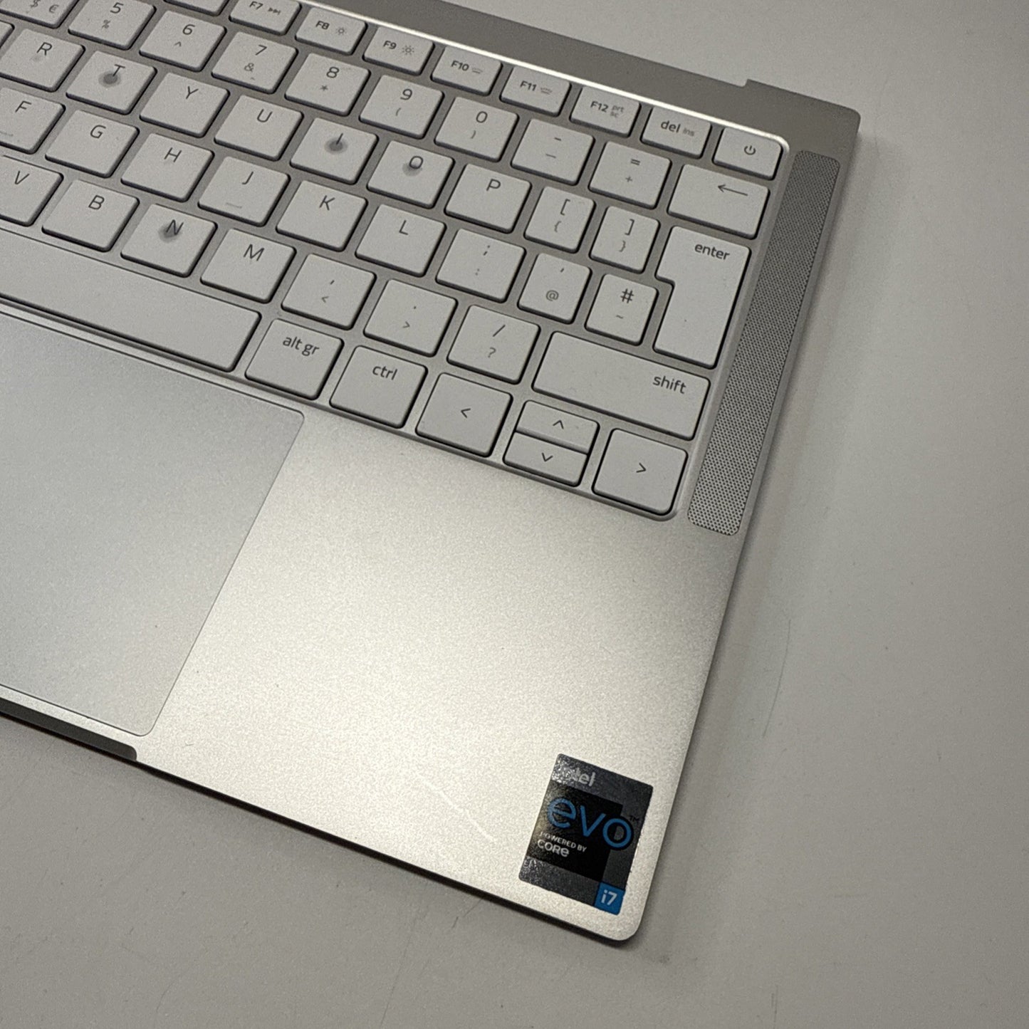 Razer Book 13 RZ09-0357 Genuine Palmrest UK Keyboard Touchpad Silver 13141560
