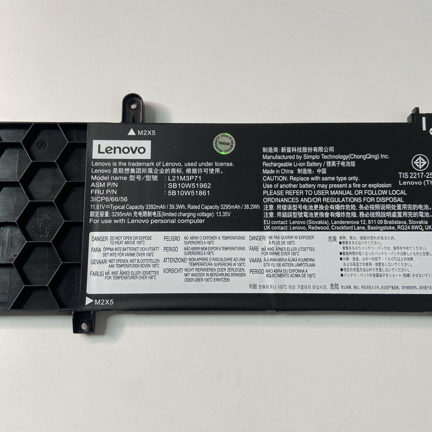 Genuine Lenovo ThinkPad T14 Gen 3 T14 G4 P14S G3 P14S G4 Battery L21M4P71