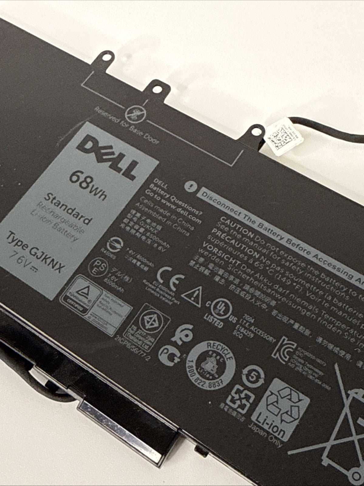 GENUINE Dell Latitude 5590 Battery GJKNX EXCELLENT HEALTH