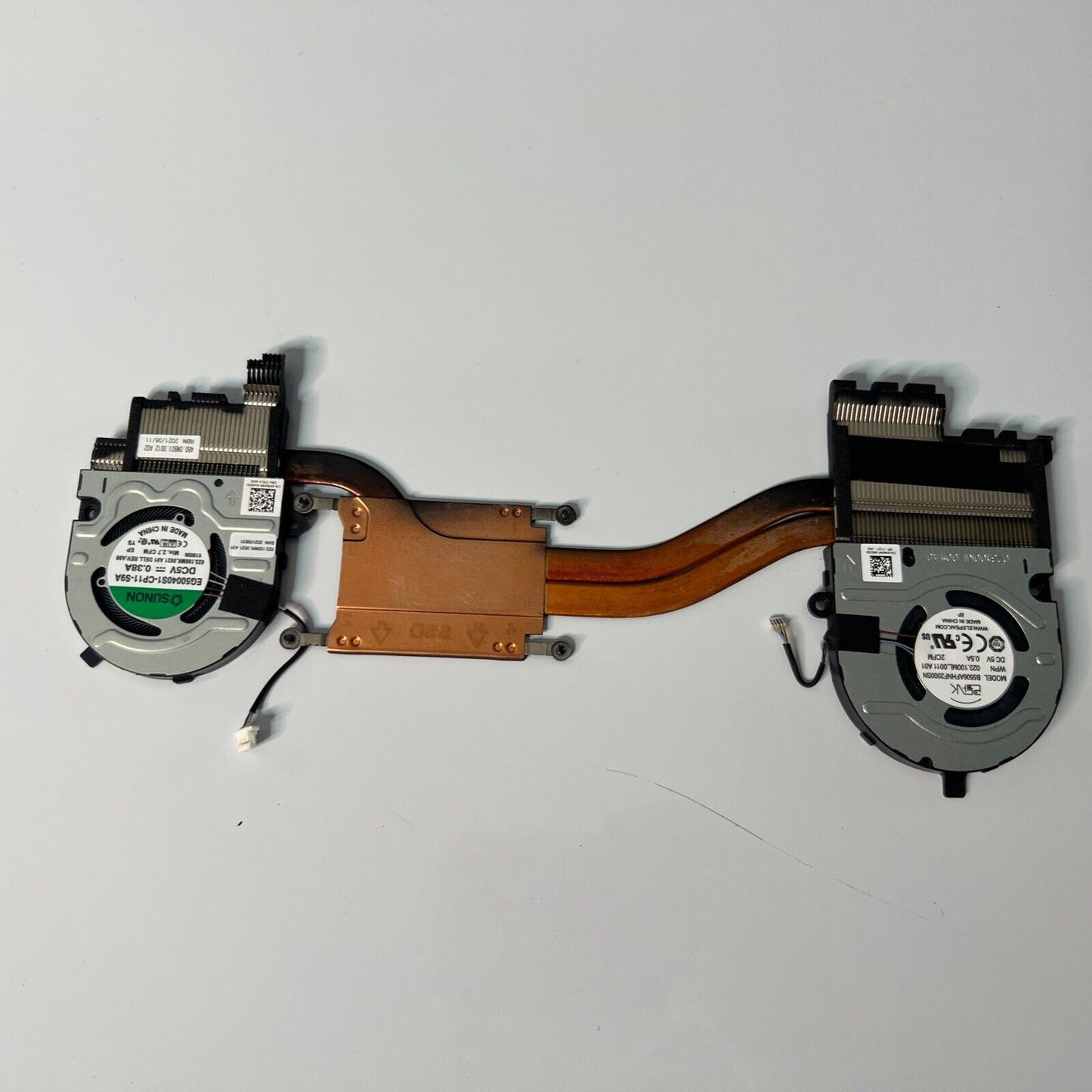 Genuine Dell Latitude 3320 CPU Heatsink and Cooling Fan CN-0RW7XT-WSC0
