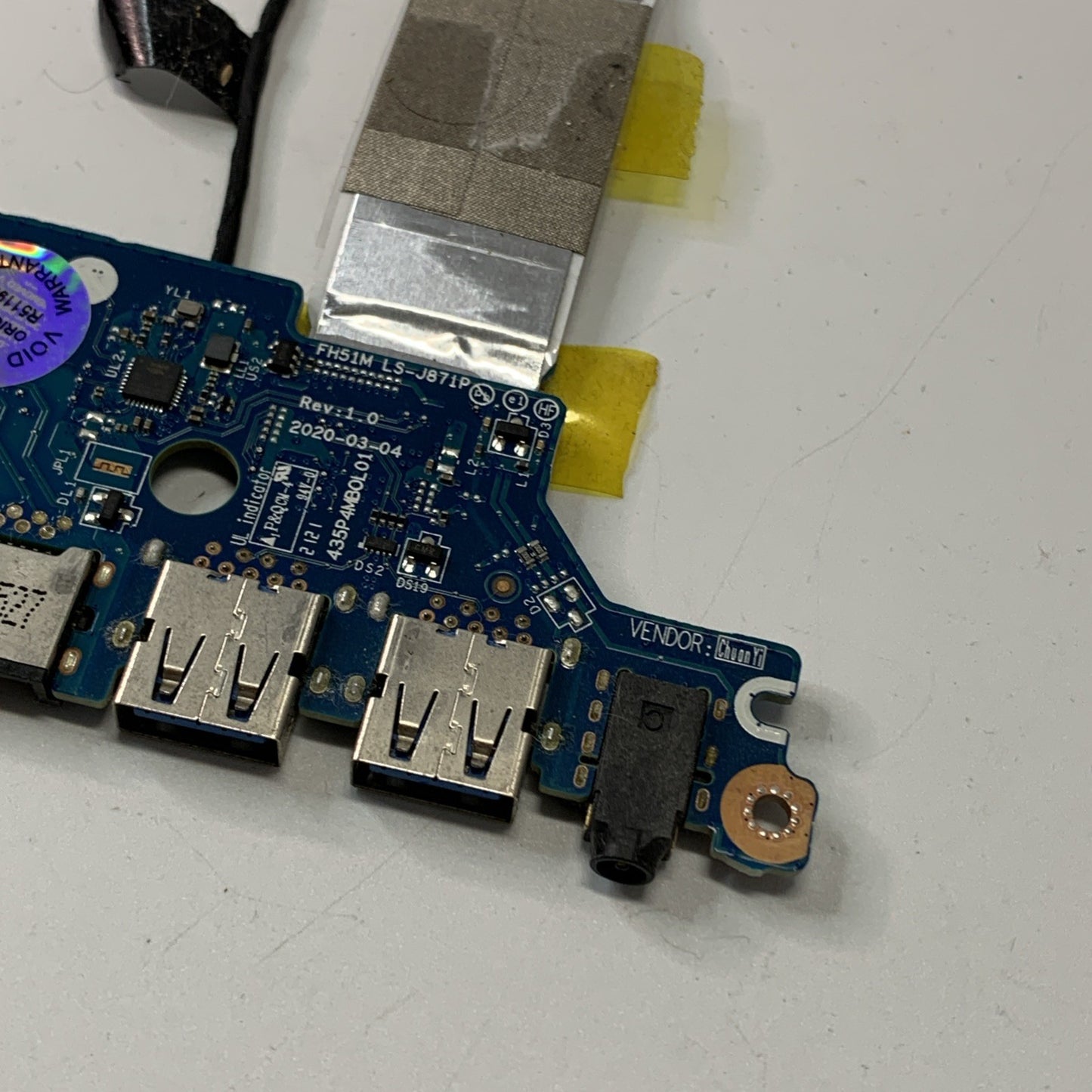 ACER Nitro 5 AN517-52 Audio USB WLAN RJ45 Socket Port Board