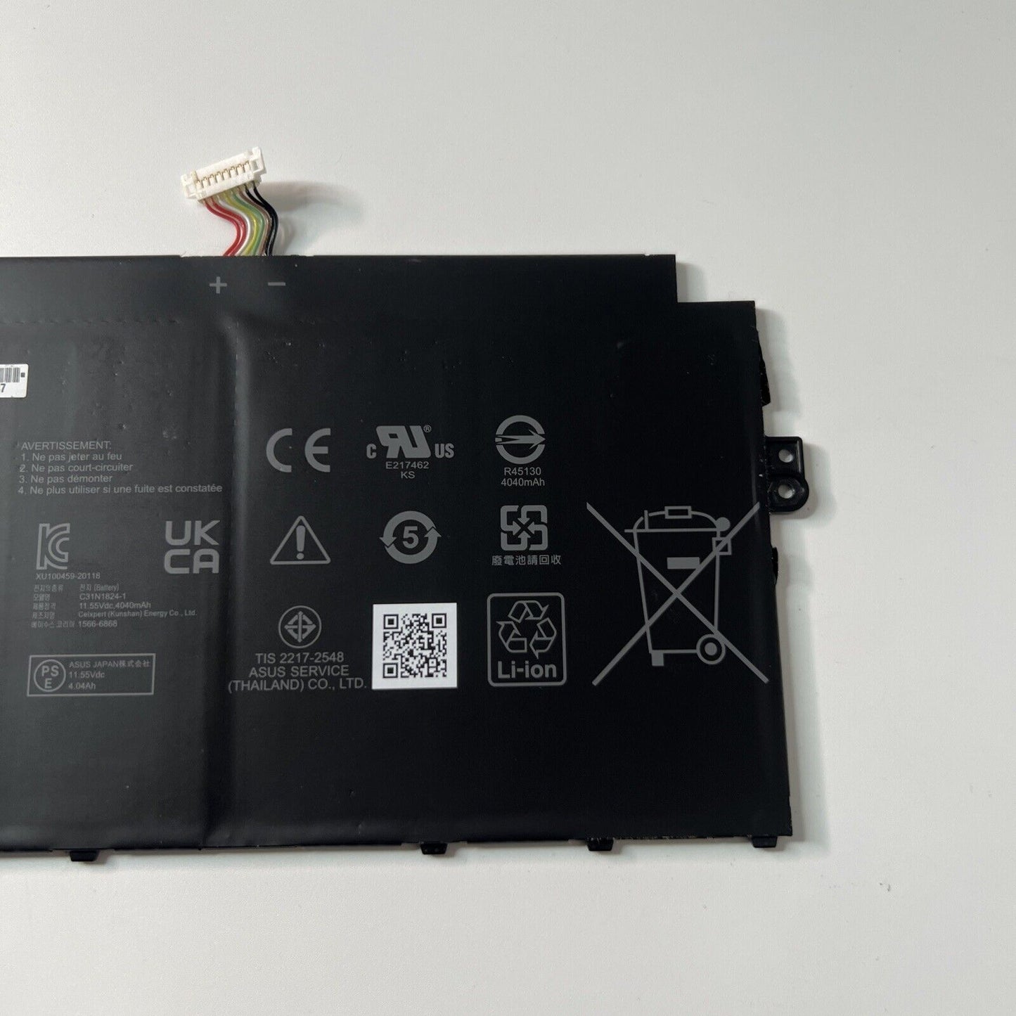 ASUS C433T GENUINE Laptop BATTERY 0B200-03550000 C31N1824-1