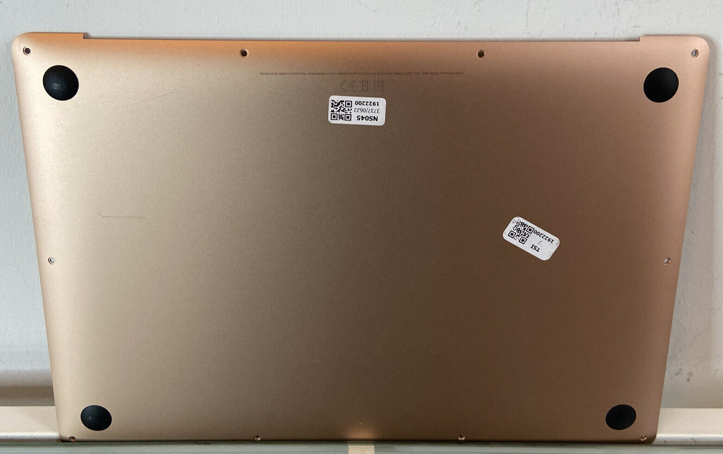 Genuine MacBook Air A2337 2020 M1 13" Rose Gold Bottom Lid Base Cover