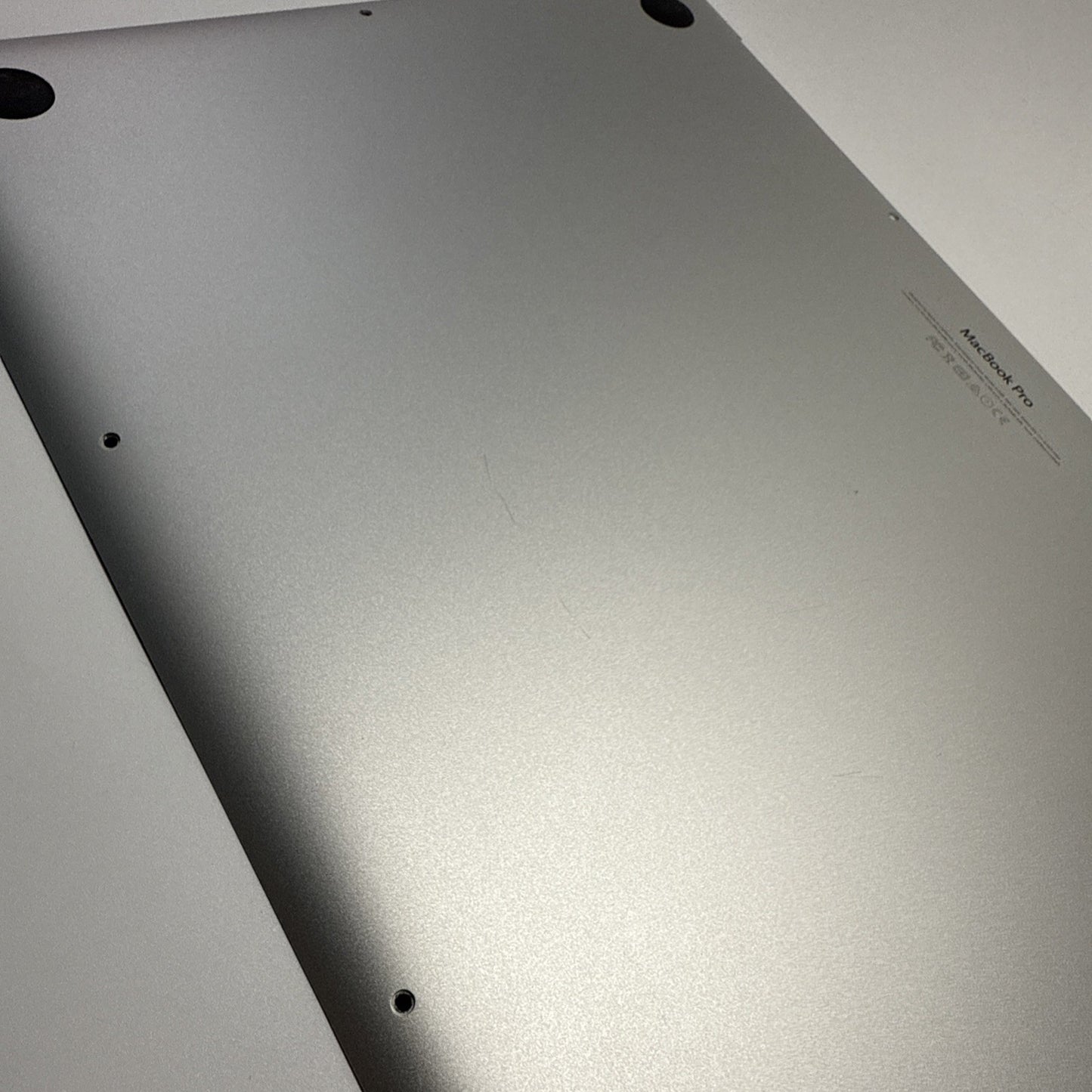 APPLE MACBOOK PRO 15" A1398 Mid 2015 Bottom Base Cover Silver 604-03476