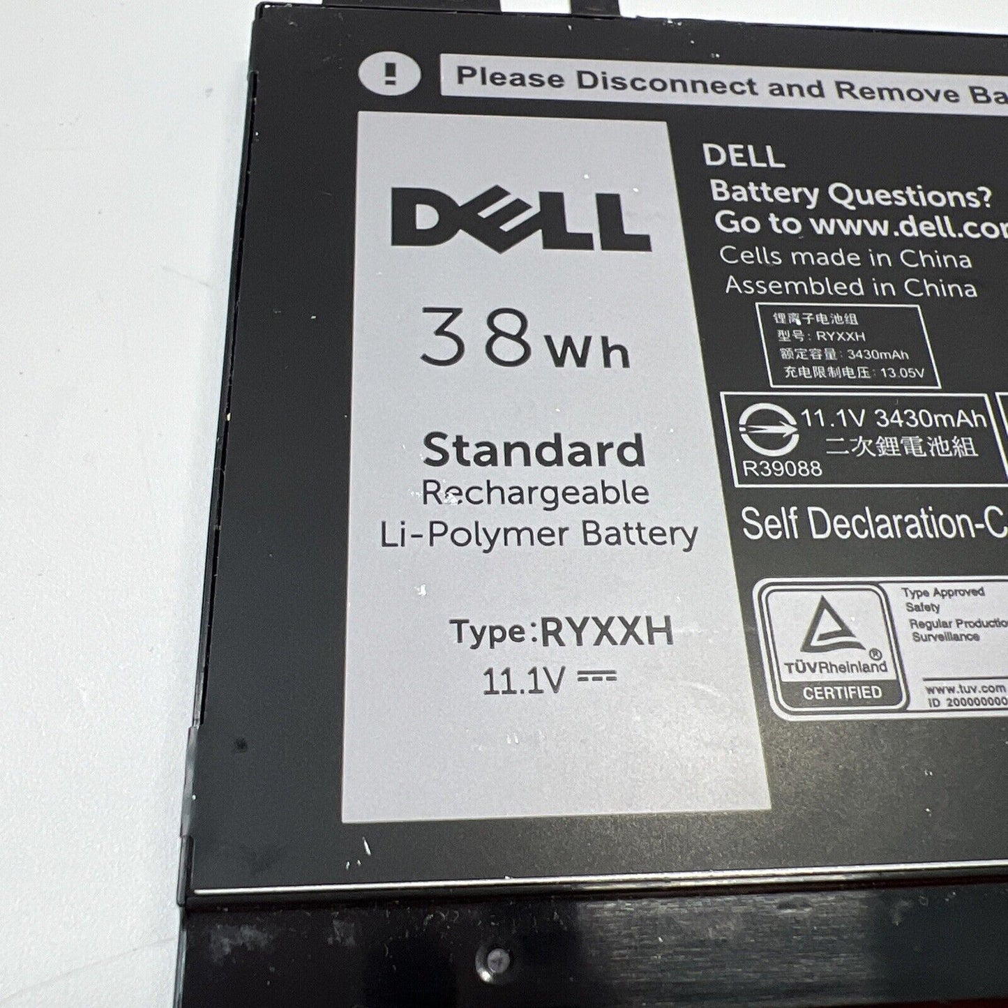 Genuine Battery RYXXH For Dell Latitude 12 E5450 E5550 E5250 E5270 09P4D2