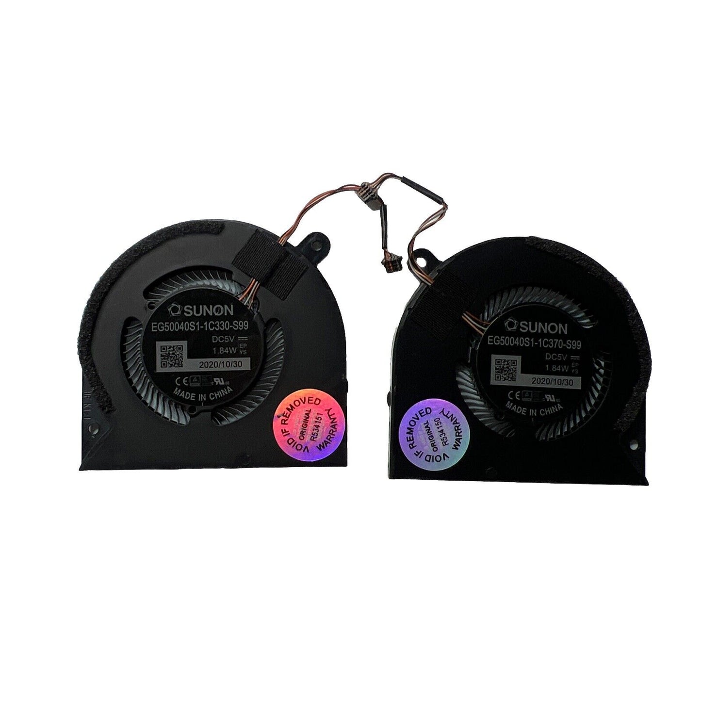 Genuine Razer Book 13 RZ09-0357 CPU Cooling Fan SET PAIR 1310207220 13102098