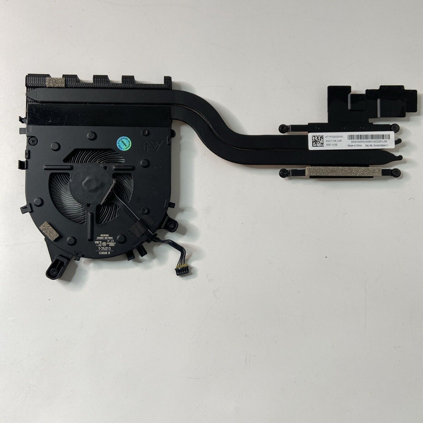 Lenovo ThinkPad E15 Gen 2 Laptop Heatsink and Cooling Fan 5F10Z58243 5H40X89411