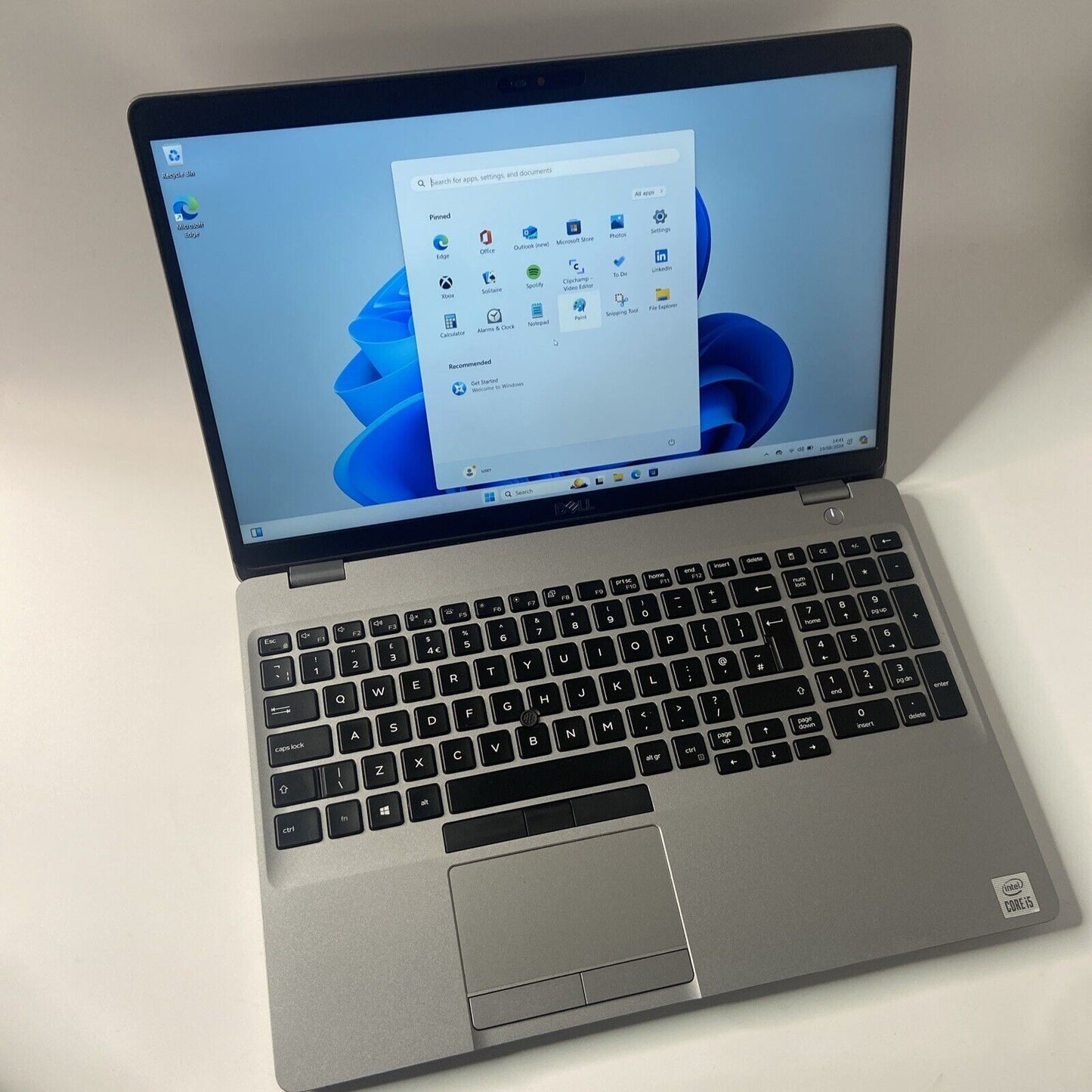 Dell Latitude 5510 15.6" i5-10310U 10th Gen 16GB RAM 256GB SSD Windows 11 Pro