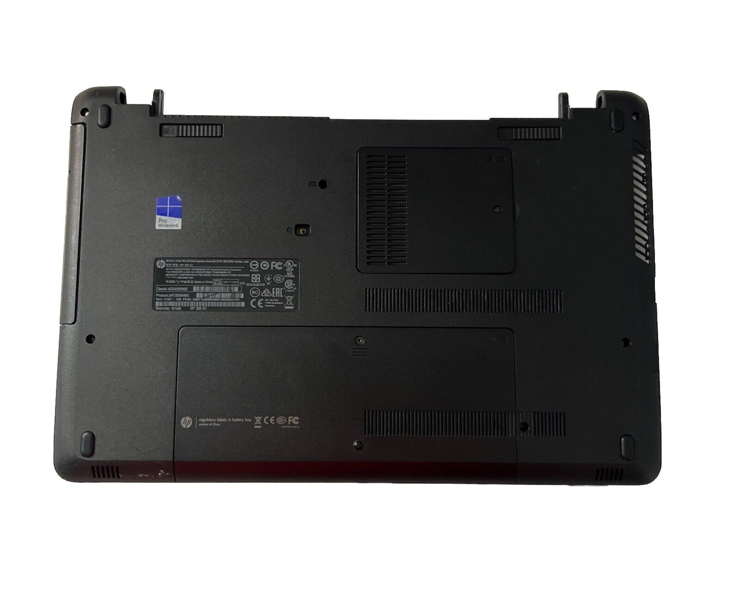 HP 350 G1 Bottom Base Cover DVD Drive USB Board Speakers